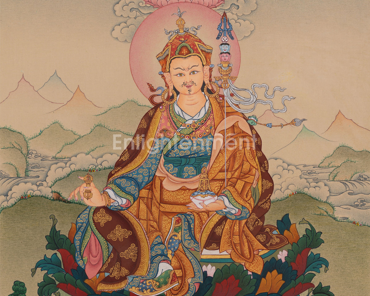 Padmasambhava Buddhist Artwork | Guru Rinpoche Art | Tibetan Master