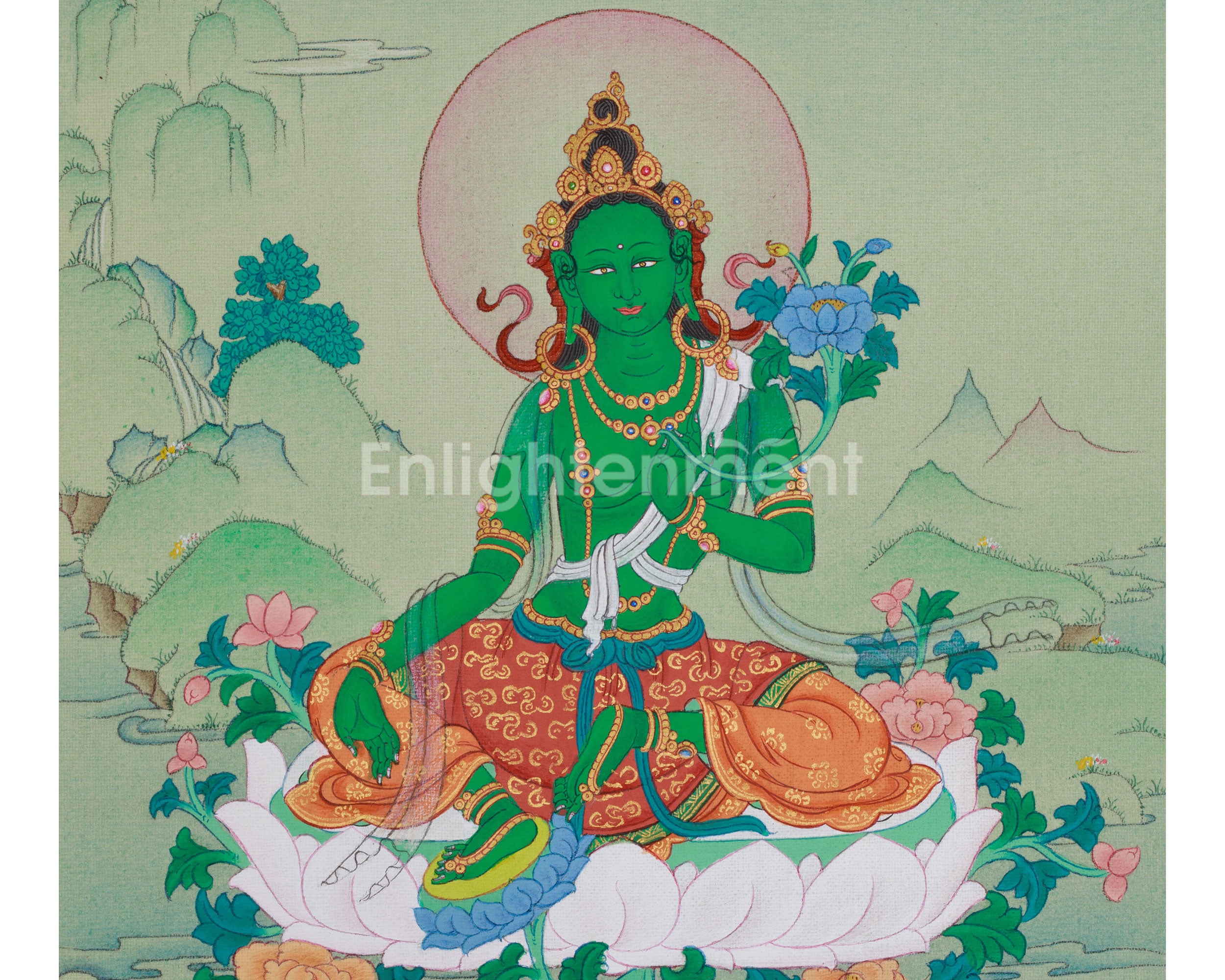 Himalayan Art of Green Tara | Shyama Tara | Mother of All Buddha