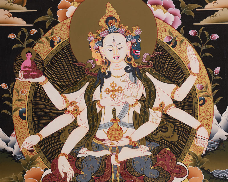 Namgyalma, The Long-Life Goddess Thangka | Ushnisha Vijaya Art