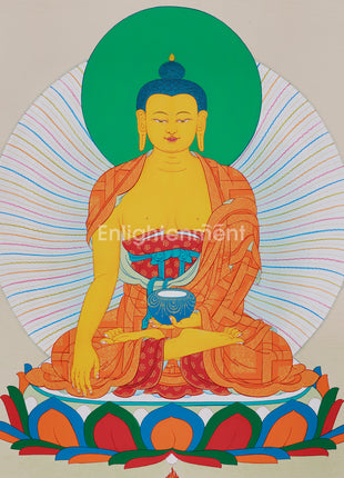 The Majestic Embodiment of Enlightenment | Shakyamuni Buddha Artwork