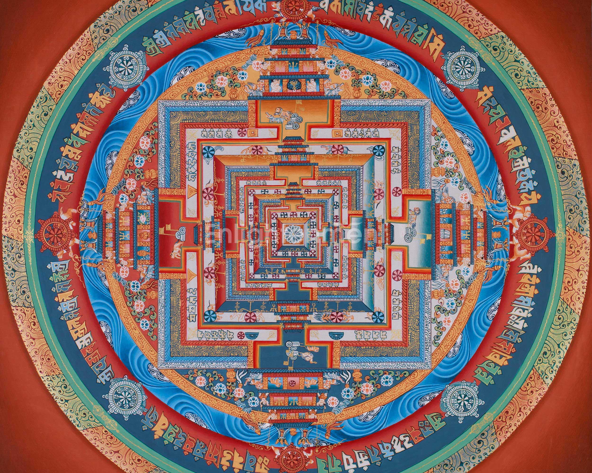 Wheel of Time Painting | Kalachakra Mandala