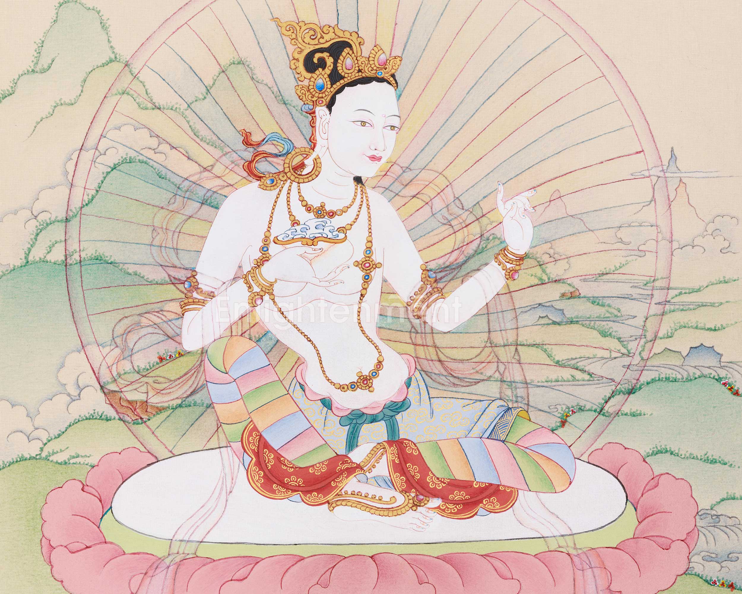 Sukha Siddhi Painting | Female Master of Tantric Power