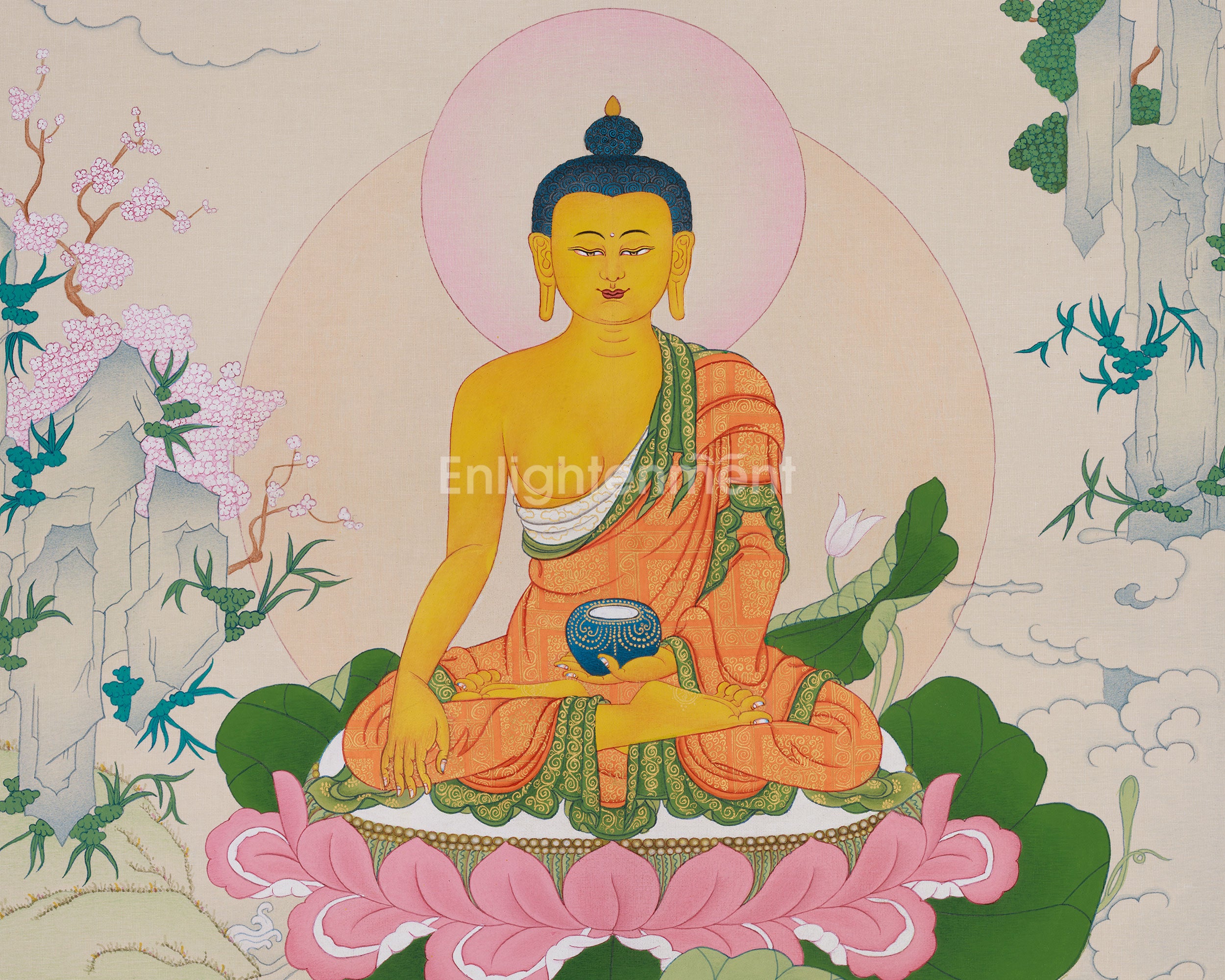 Historical Buddha Shakyamuni Artwork | A Divine Representation of Enlightenment