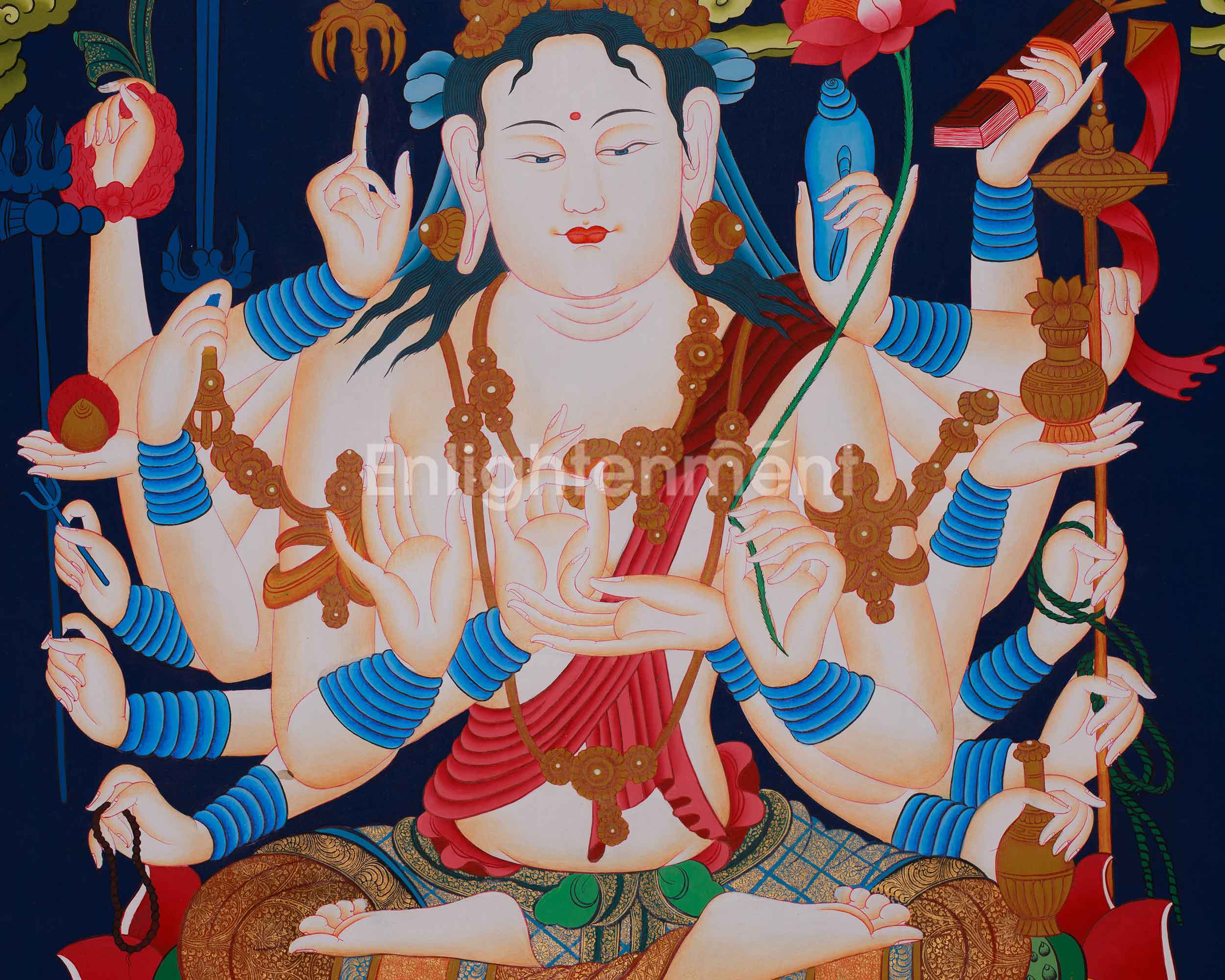 Juntei Kannon Artwork | Divine Mother of the Buddhist Deities