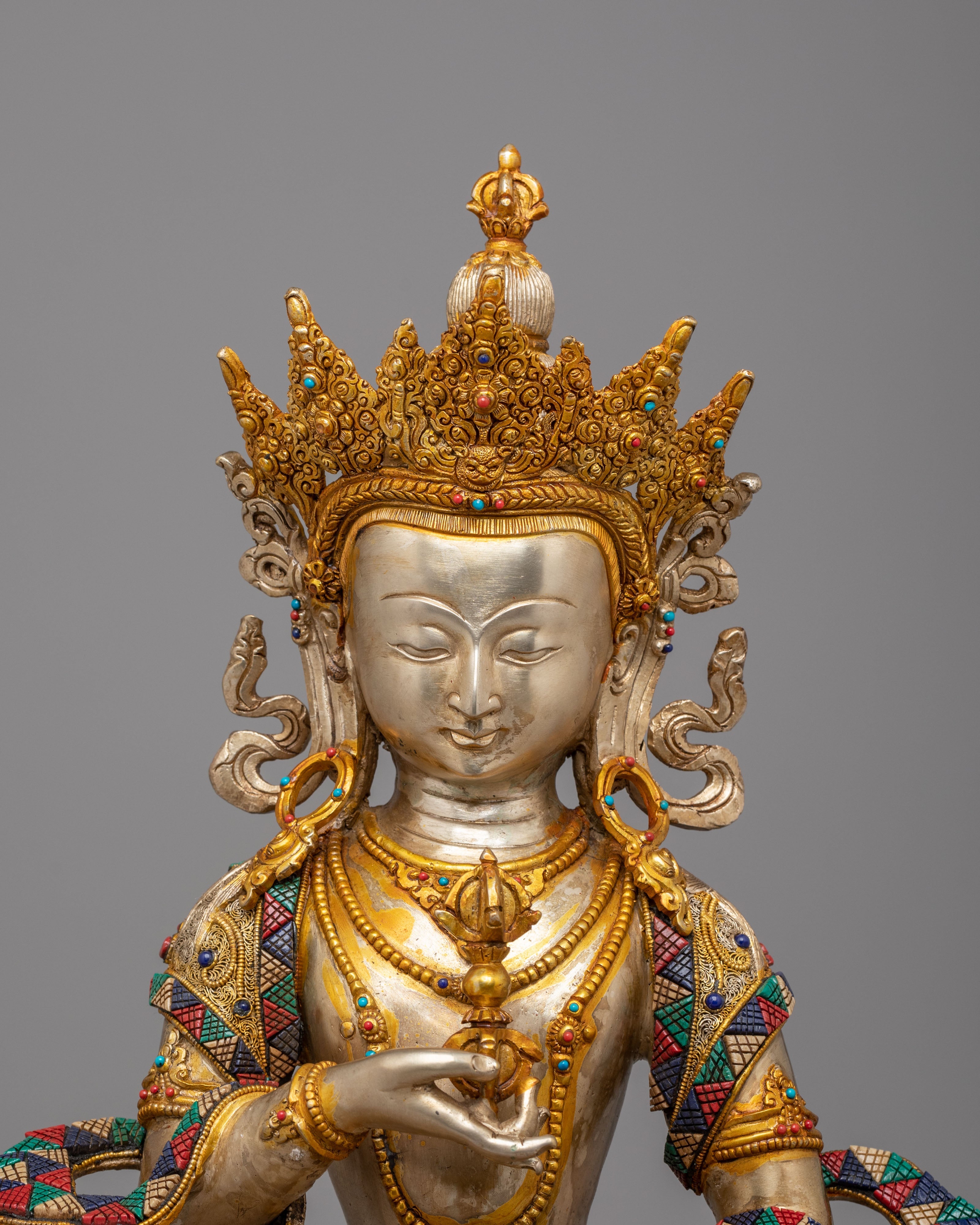 Vajrasattva Buddhist Sculpture | Tibetan Purification Deity
