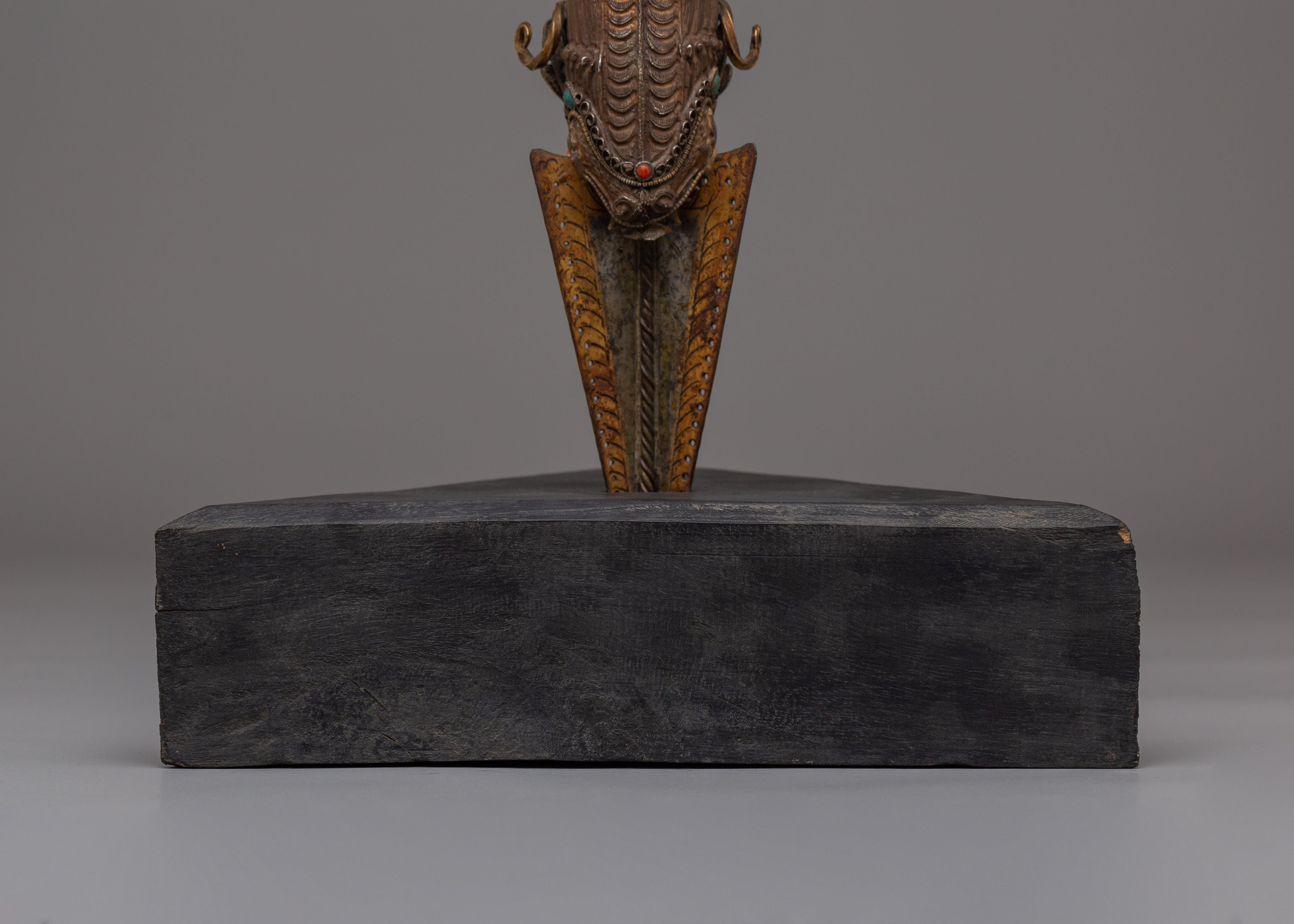 Handmade Phurba with Vajra | Ritual Dagger for Tantric Practice