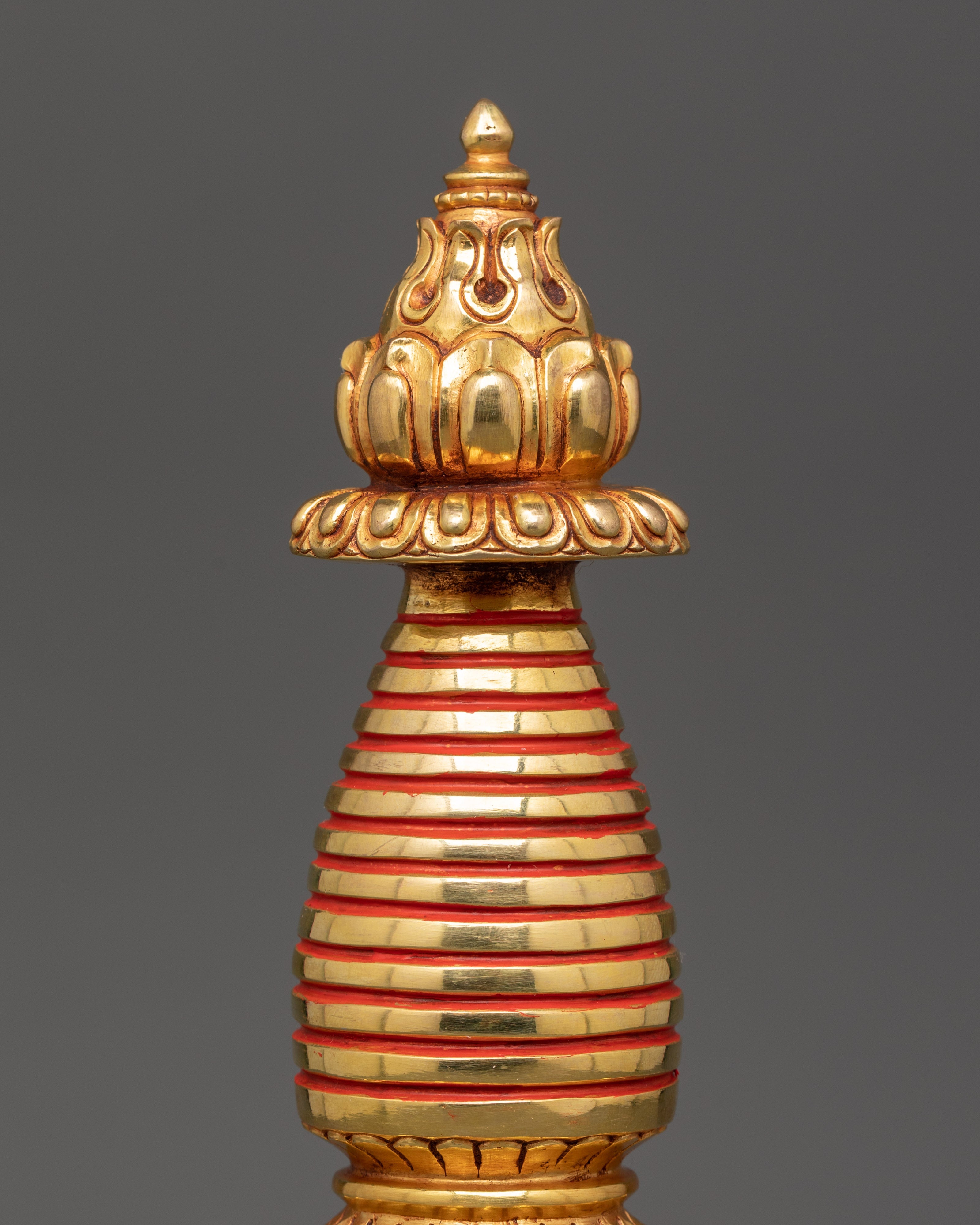 Tibetan Buddhist Stupa Shrine Decor | Symbol of Enlightenment and Purity
