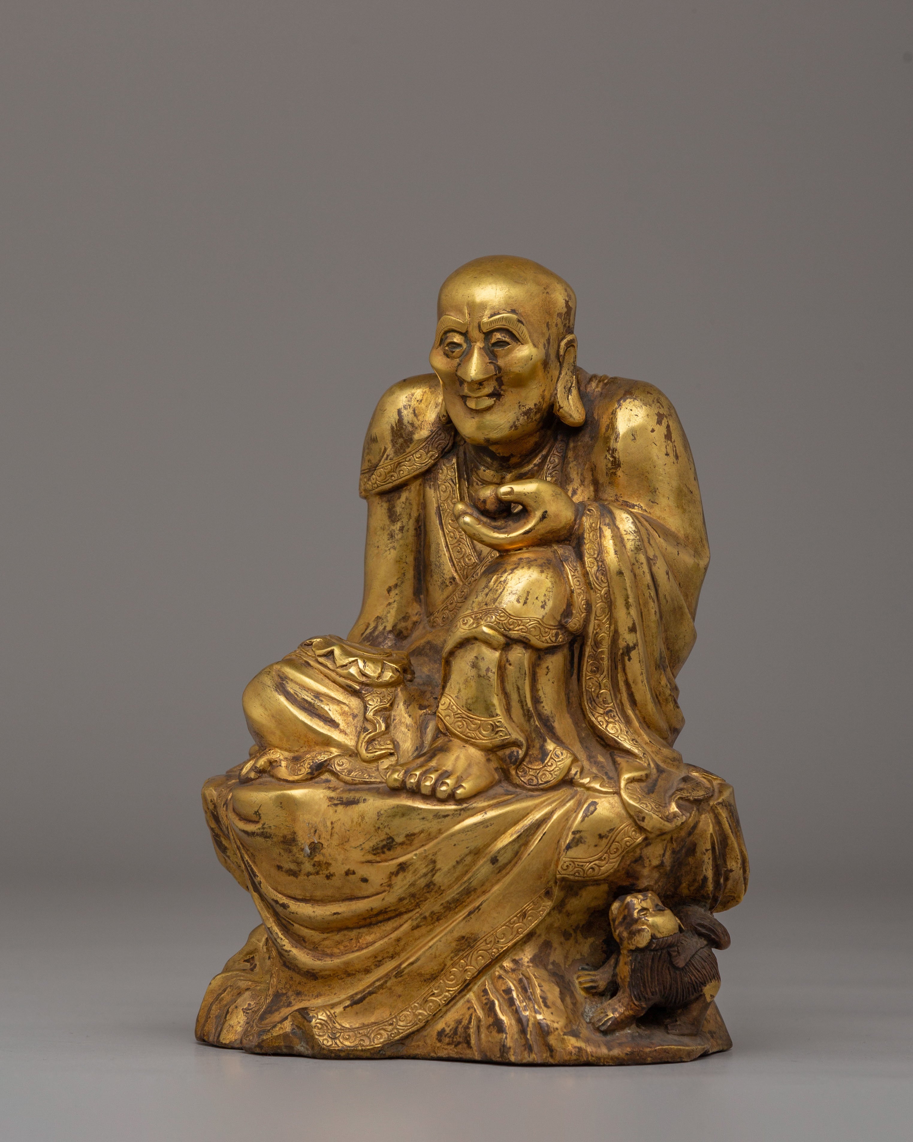 Tibetan Buddhist Kshitigarbha Statue | Symbol of Compassion