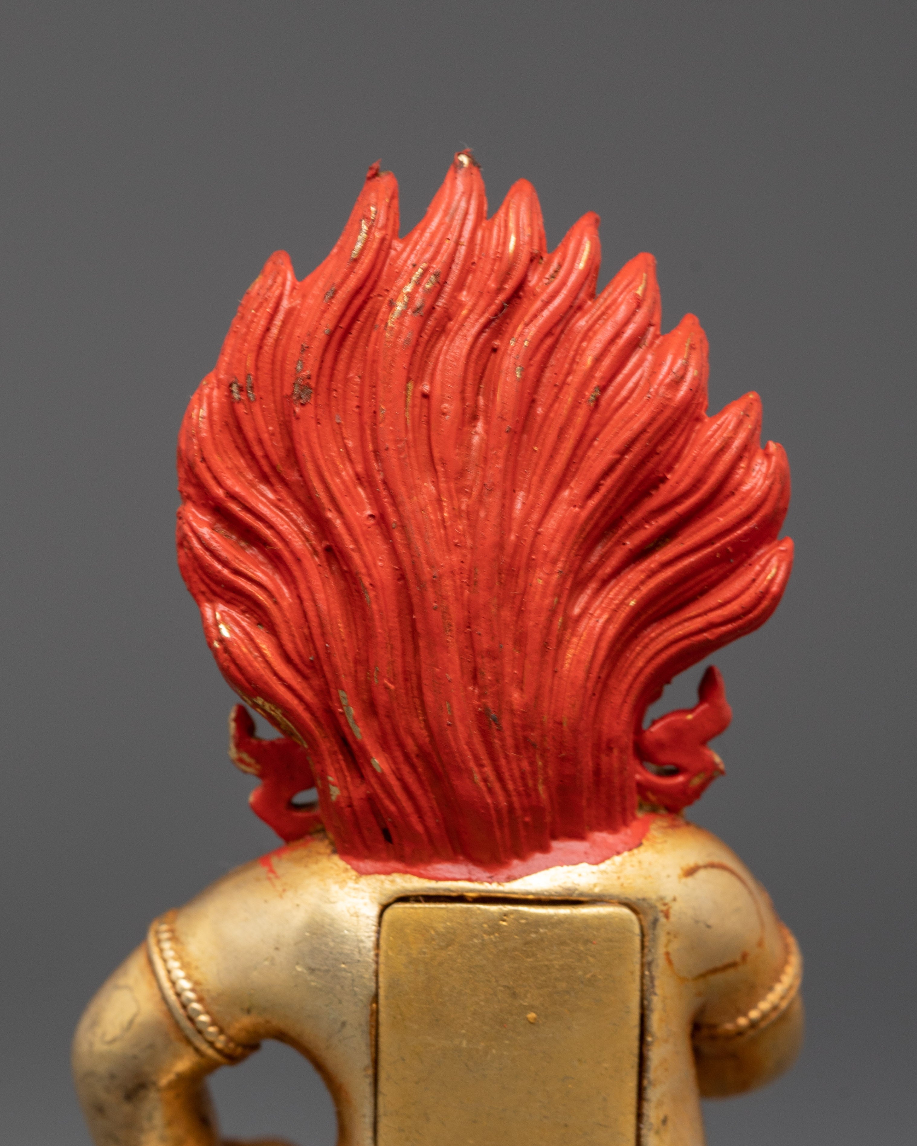Spiritual Wealth Guardian Black Dzambhala | Handcrafted Tibetan Sculpture
