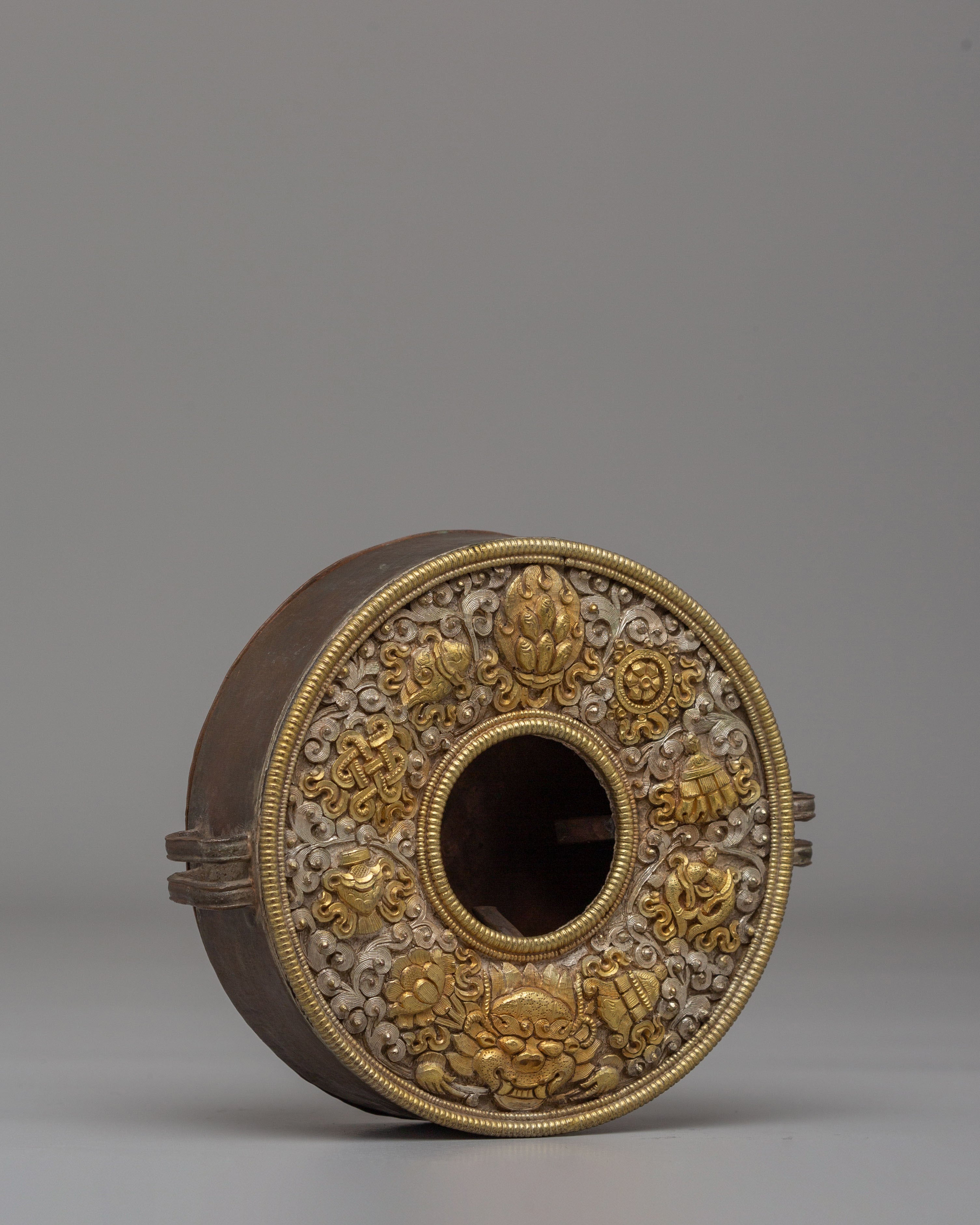 Traditional Tibetan Buddhist Ghau Box | Sacred Prayer Amulet