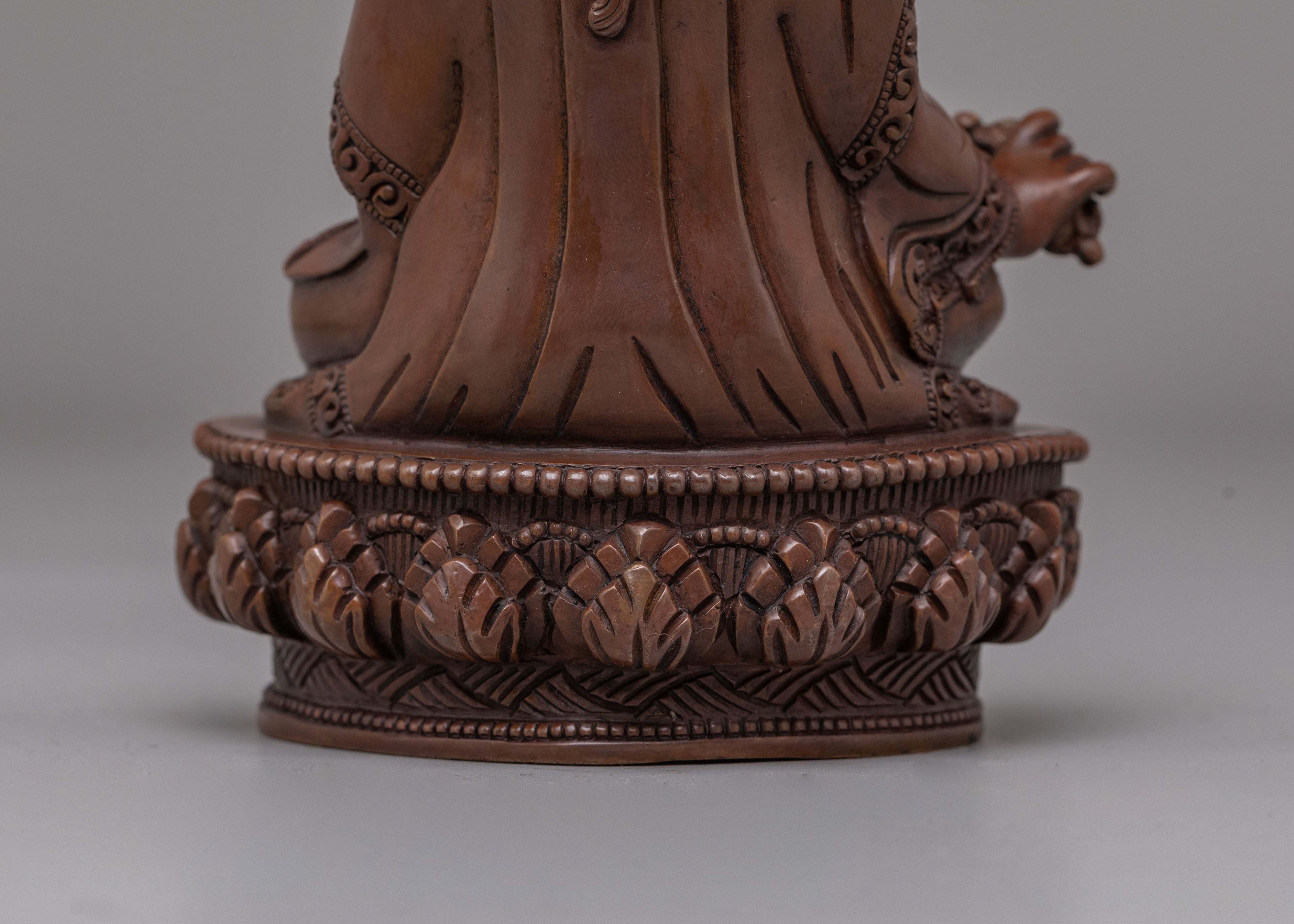 Tibetan Guru Rinpoche Statue | Buddhist Alter Decor