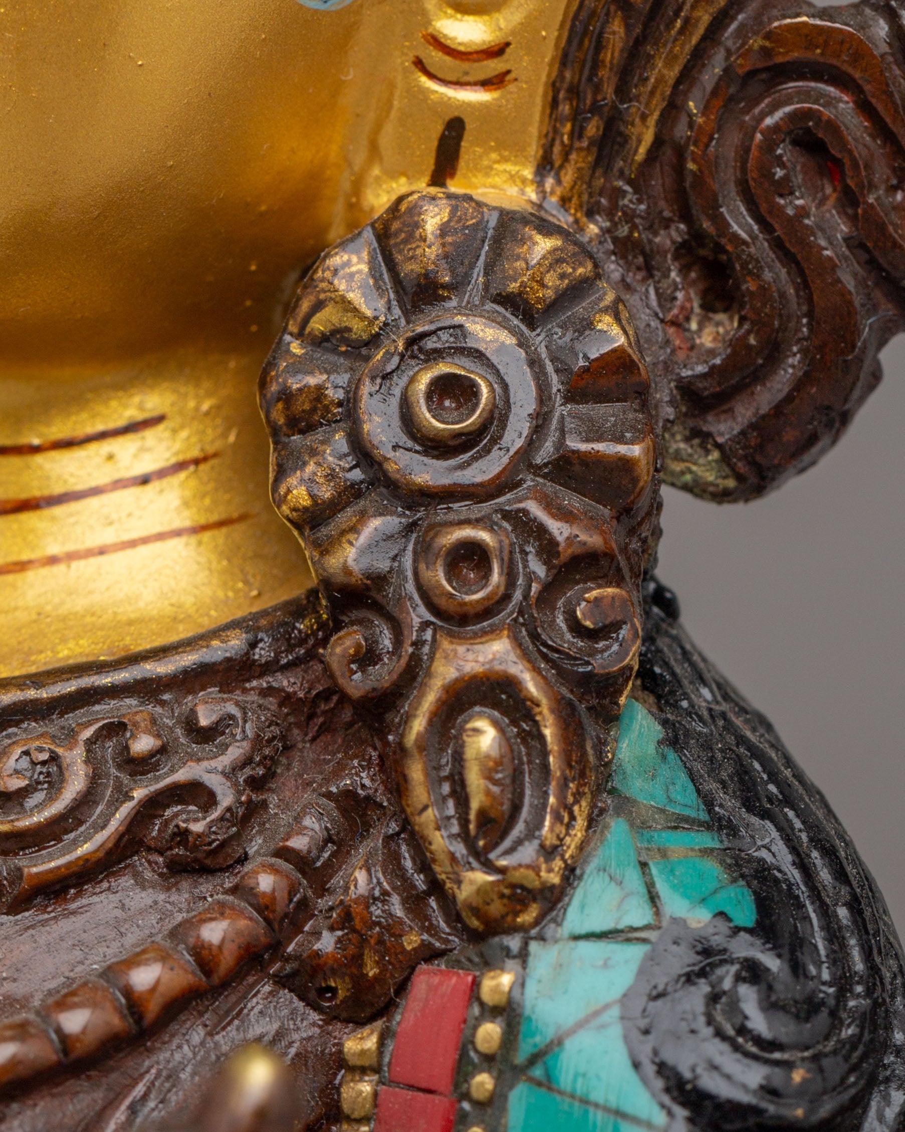 Handcrafted Green Tara Deity Figurine | Spiritual Artwork