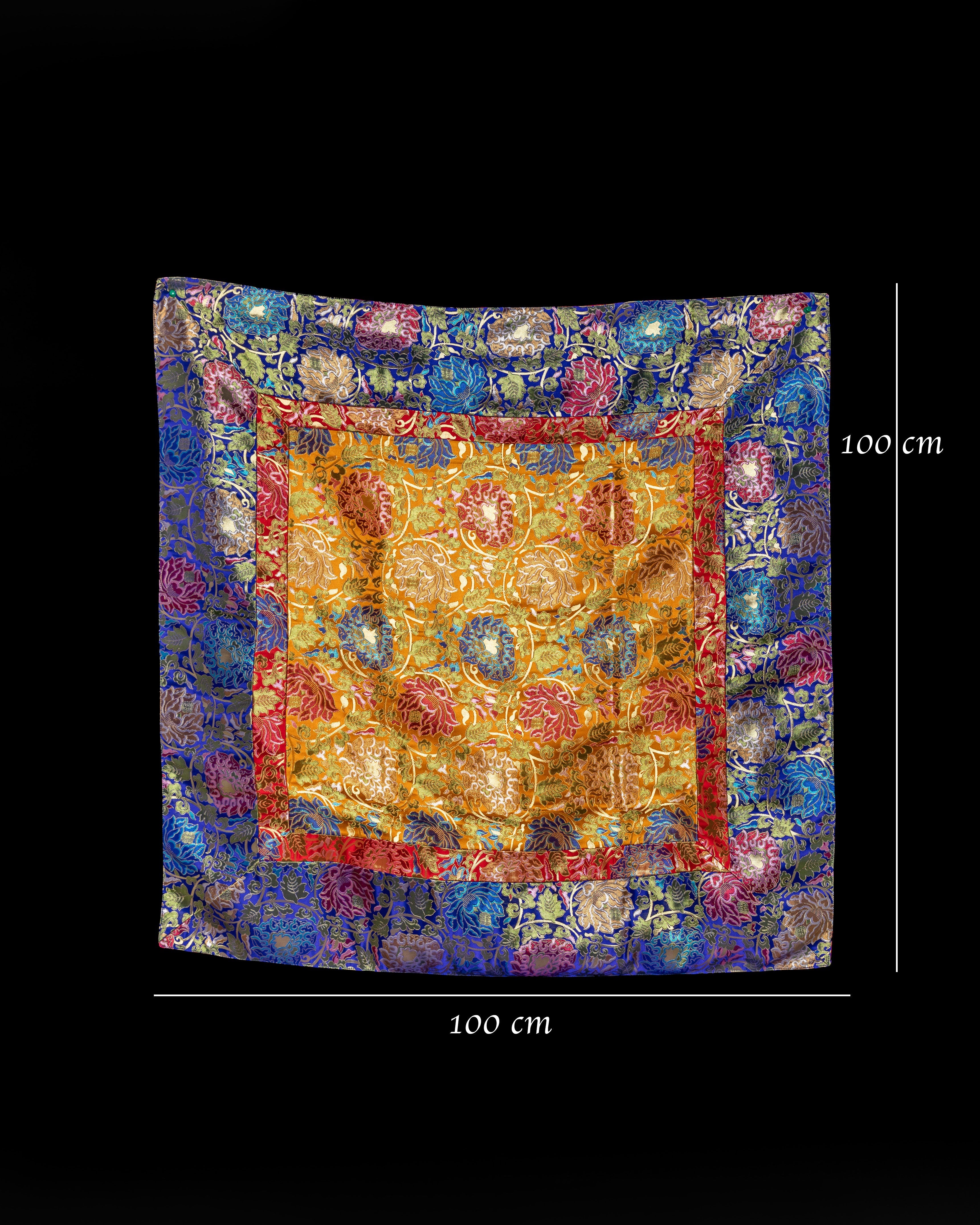 Silk Fabric Table Cloth | Traditional Tibetan Decor