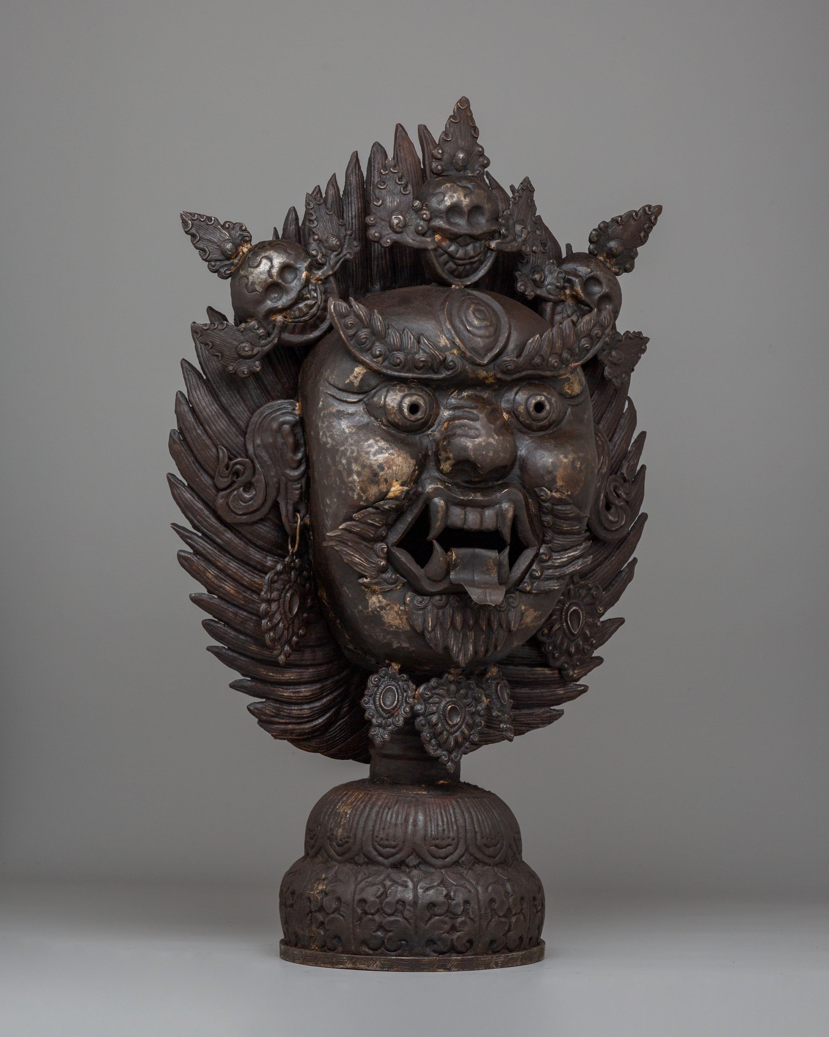 Traditional Bhairava Mask | Tibetan Protector Deity