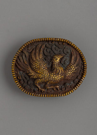 Gold-Plated Copper Belt Buckle 