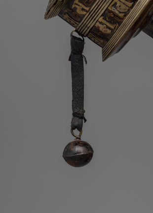 Handmade Copper & Wood Prayer Wheel for Meditation |  Ideal for Altar Spaces and Rituals