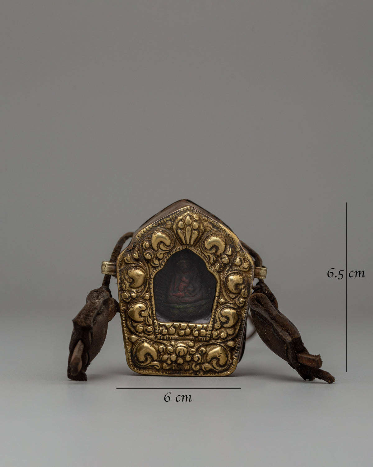Gahu Instruments Buddhist Blessing Instrument Ghau Box | Sacred Amulet of Protection
