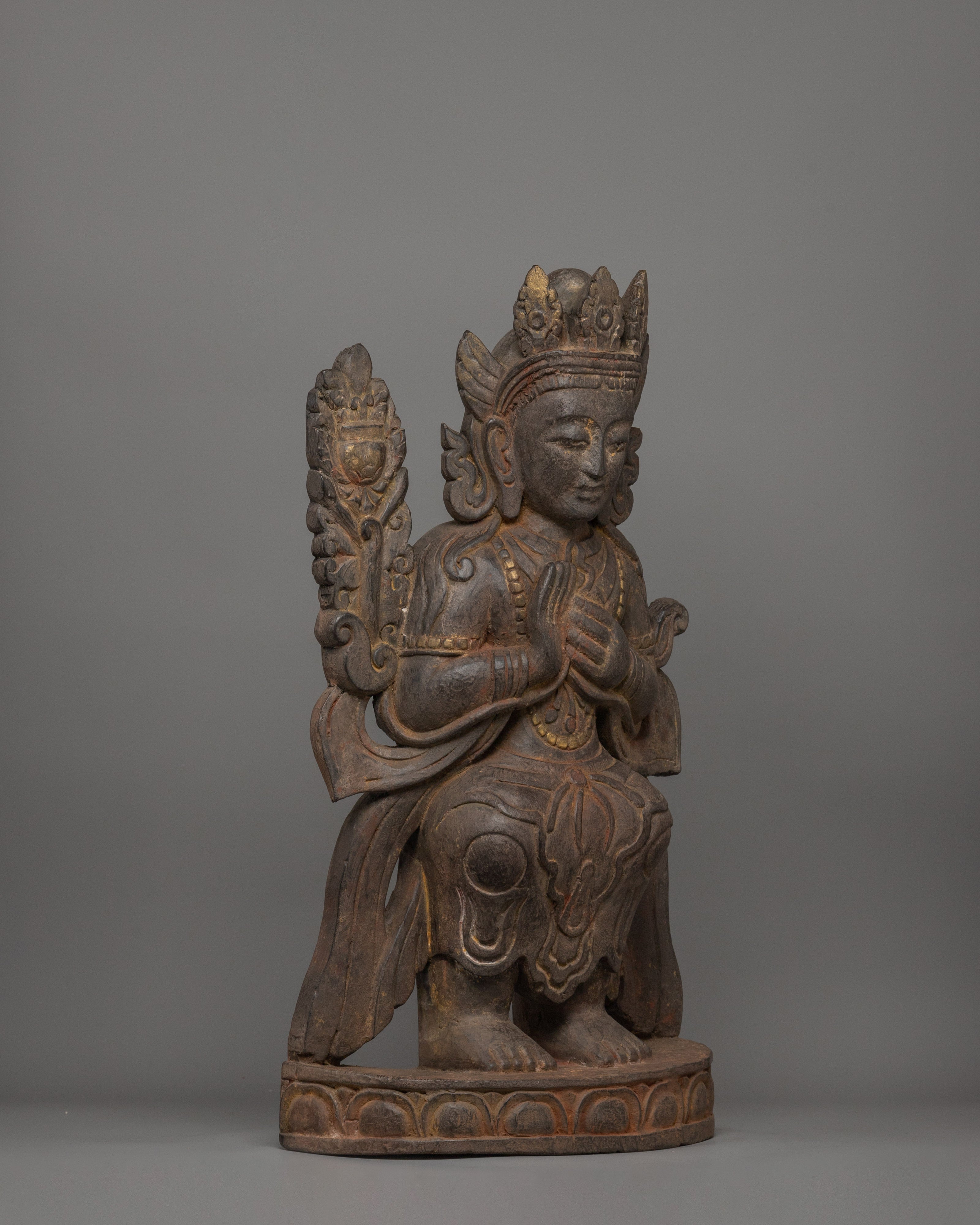 Maitreya Buddha Seated on a Throne Statue | The Future Buddha of Compassion