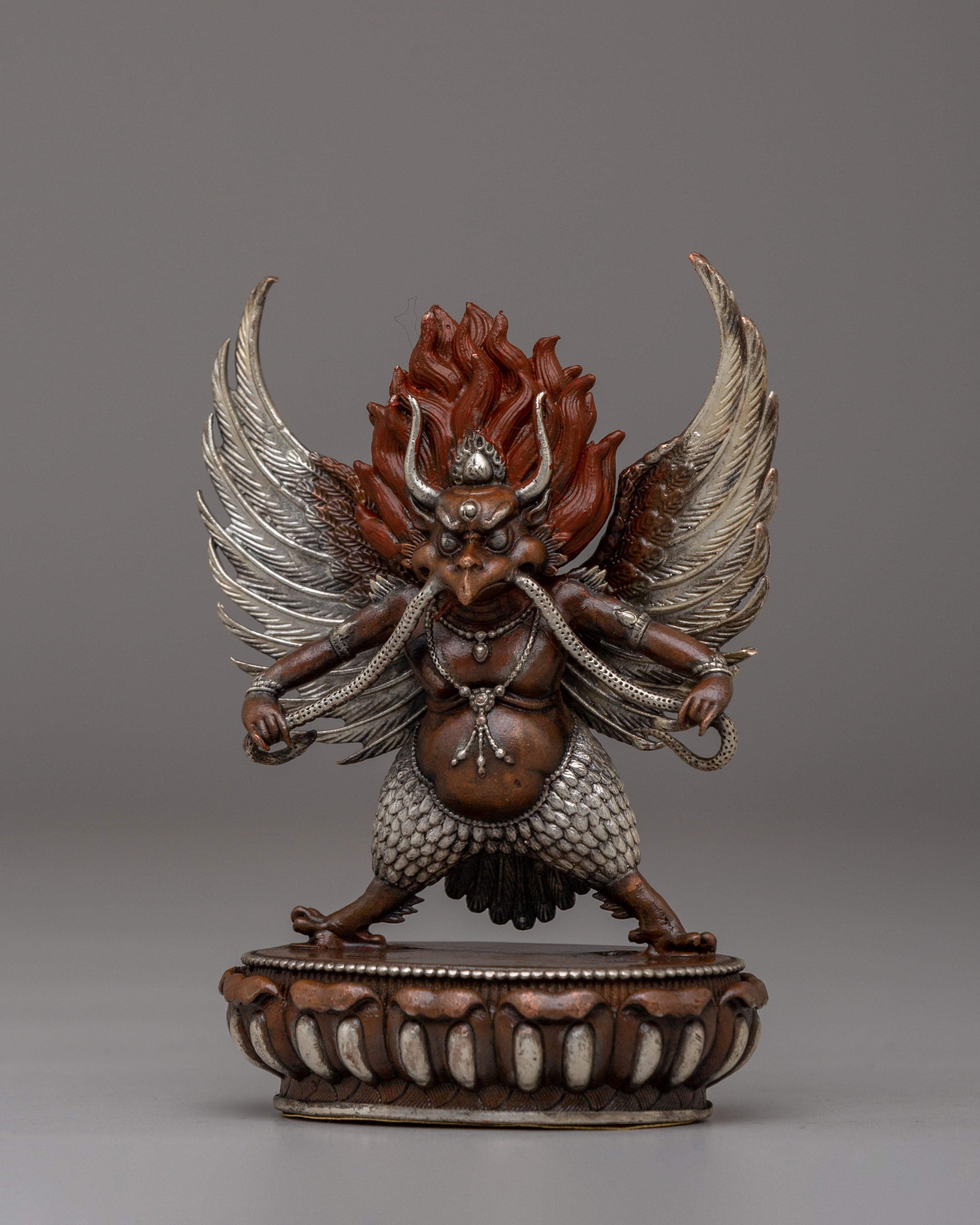 Buddhist Garuda Handcrafted Statue | Tibetan Spiritual Home Decor