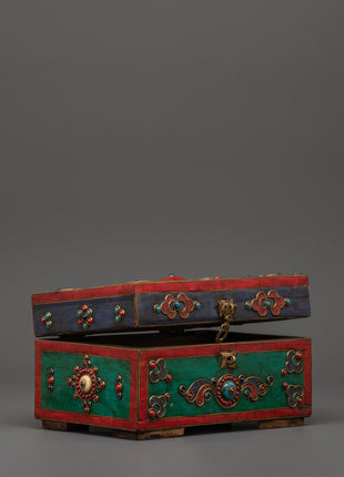 Tibetan Jewelry Box | Sacred Storage Chest