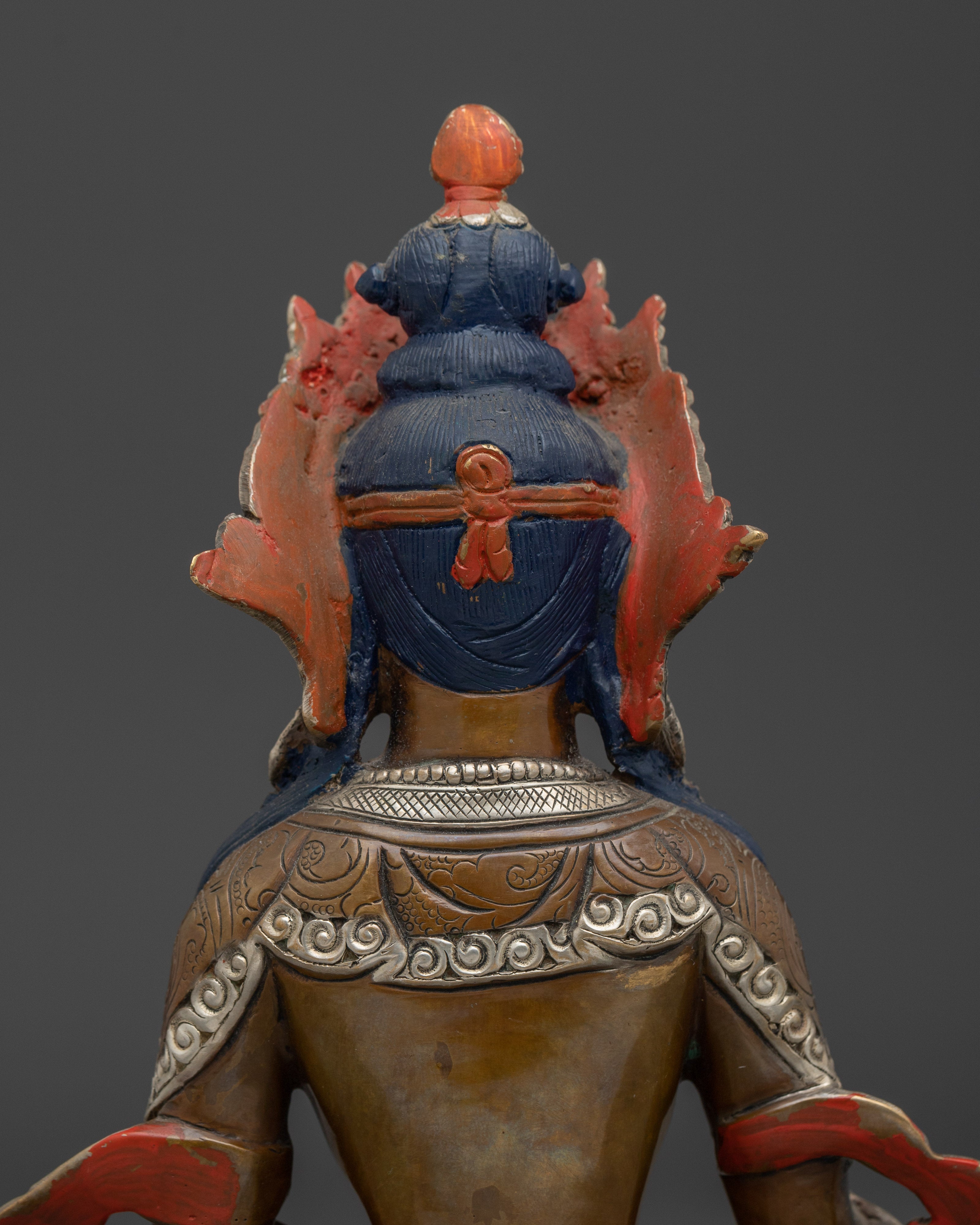 Sacred Amitayus Sculpture | Buddha of Long Life for Altar and Meditation Space