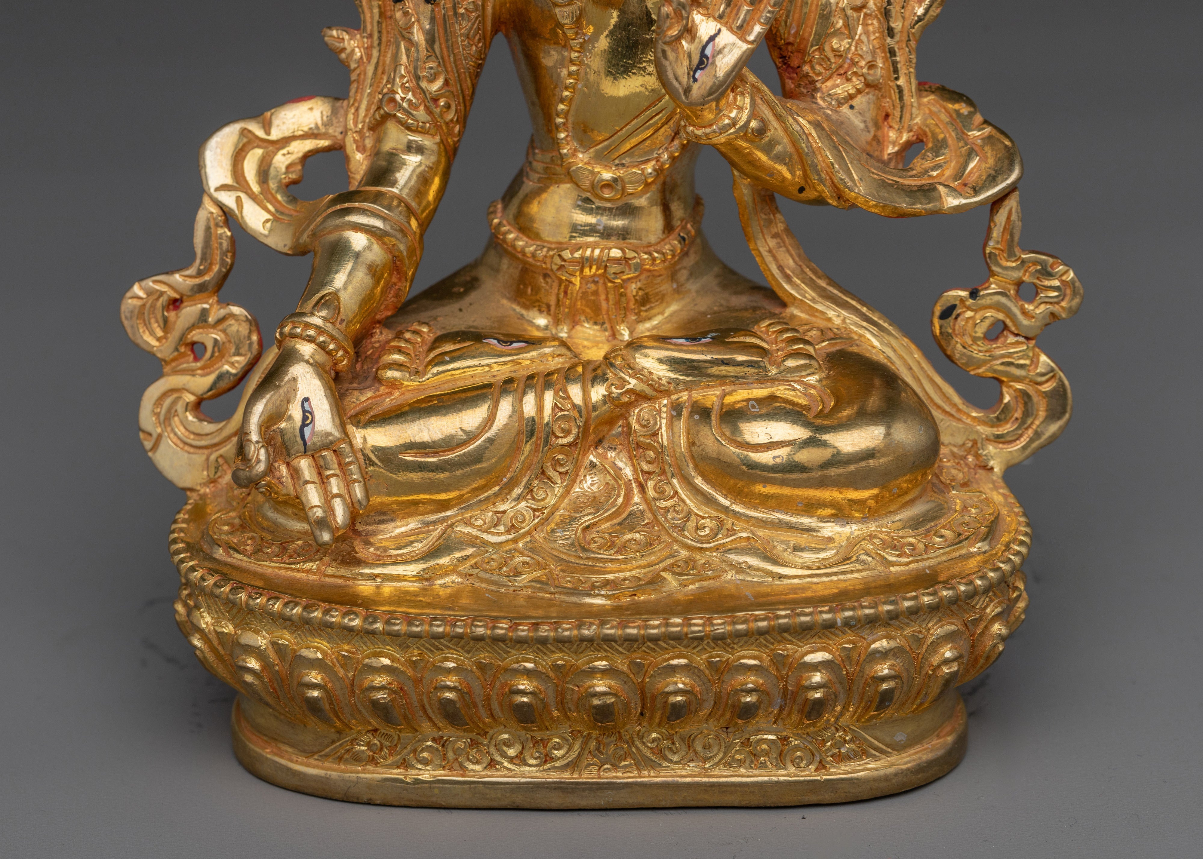 Serene Bodhisattva White Tara Art | Swift Savior and Rescuer