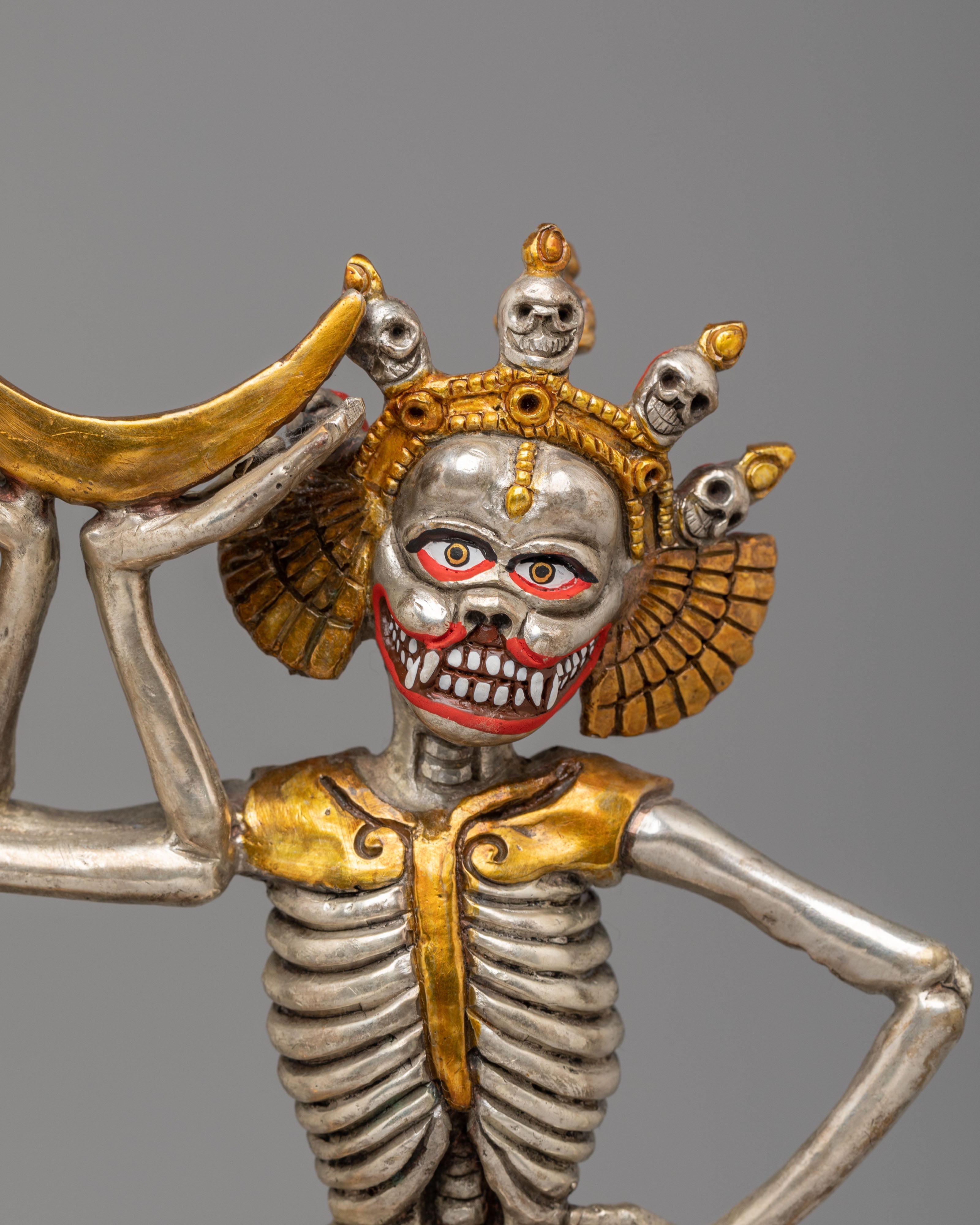 Himalayan Chitipati Sculpture | Guardians of Impermanence and Transformation