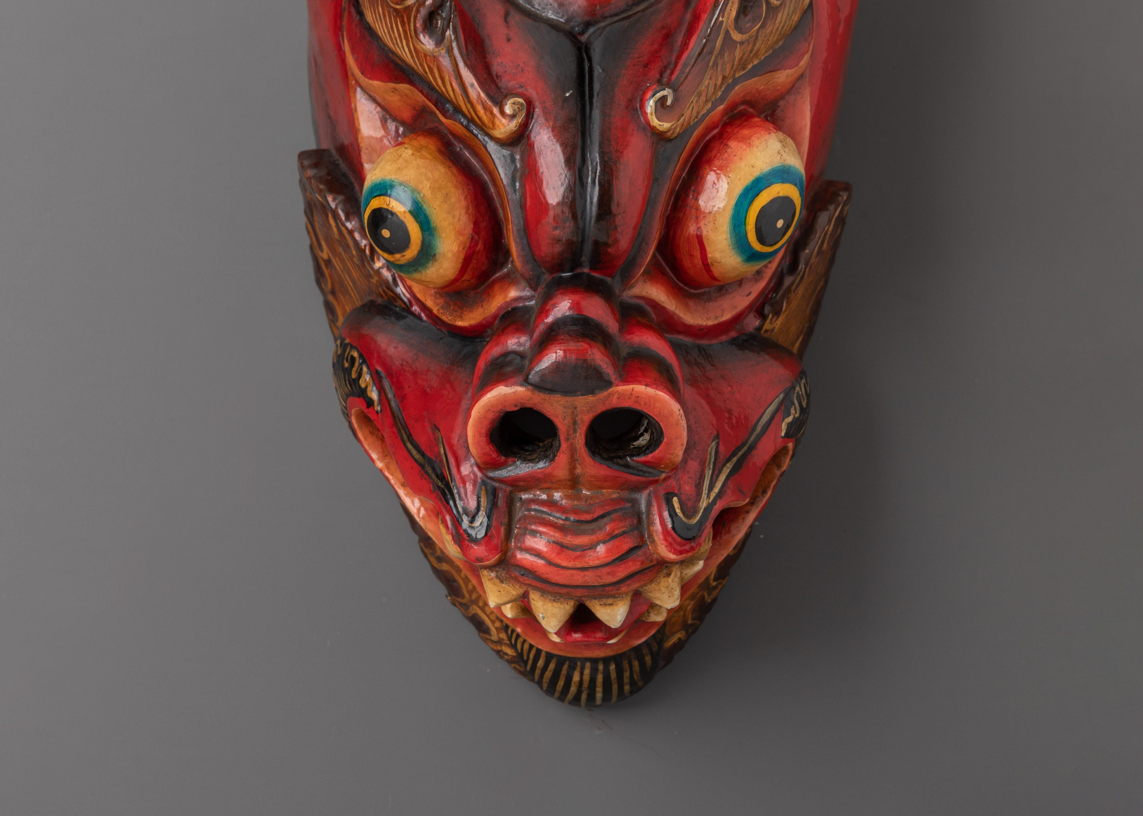 Spiritual Wooden Mask |  Ethnic Wall Art