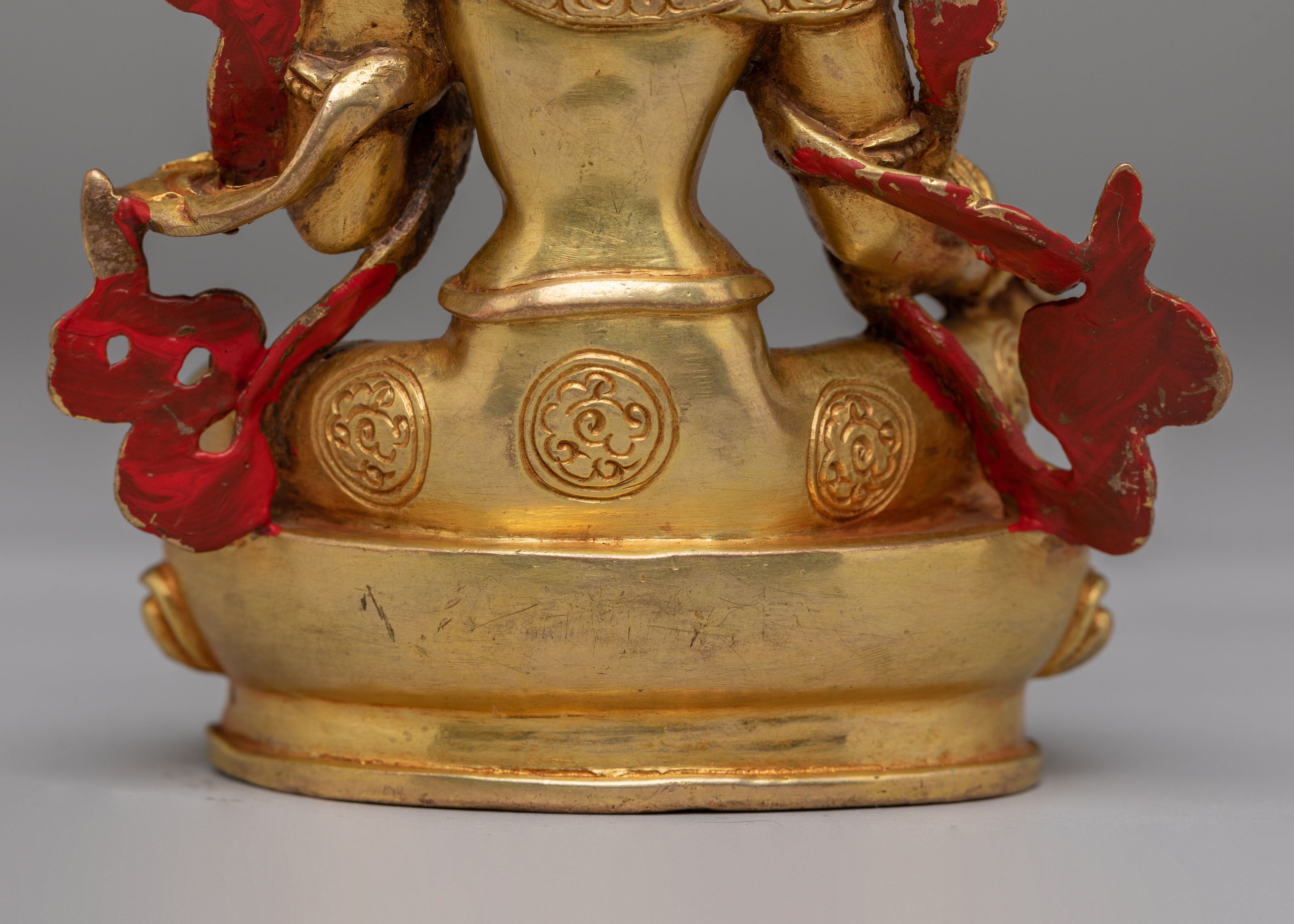 Tibetan Green Tara Deity Figurine | Traditional Tibetan Artwork