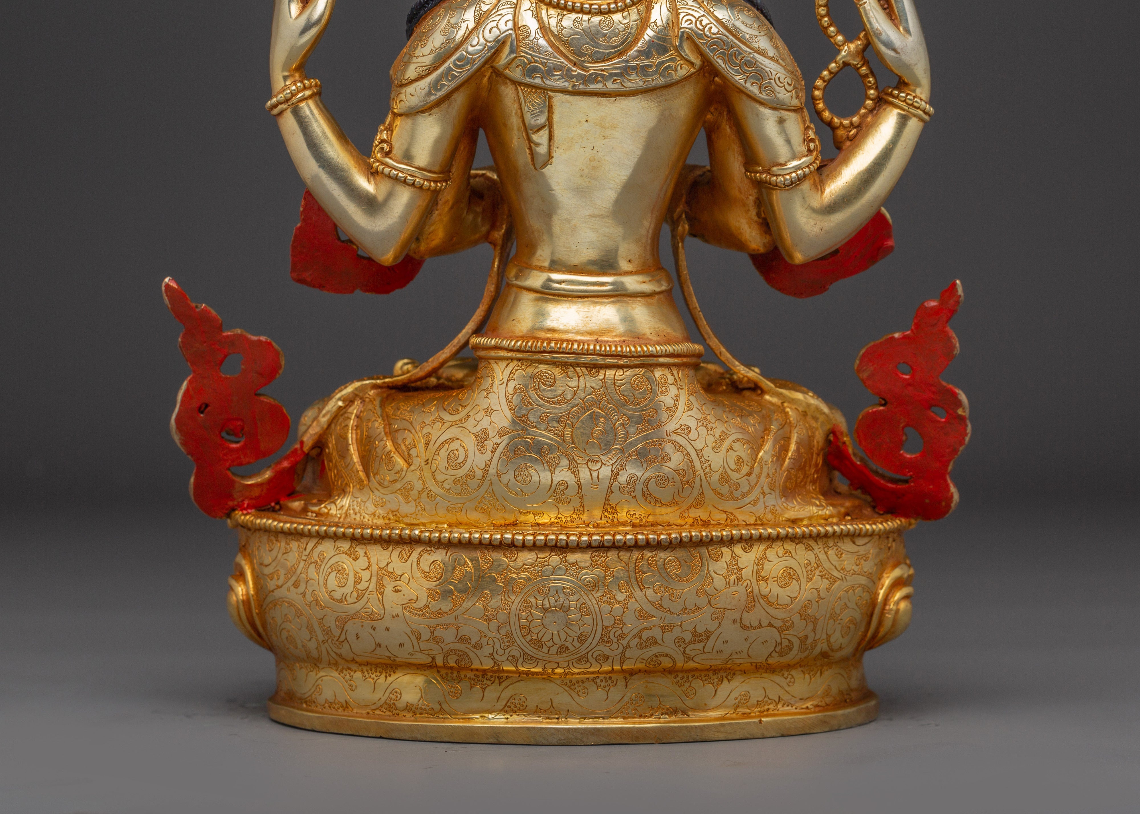 Compassion Embodiment Chenrezig Statue | Avalokiteshvara Figurine