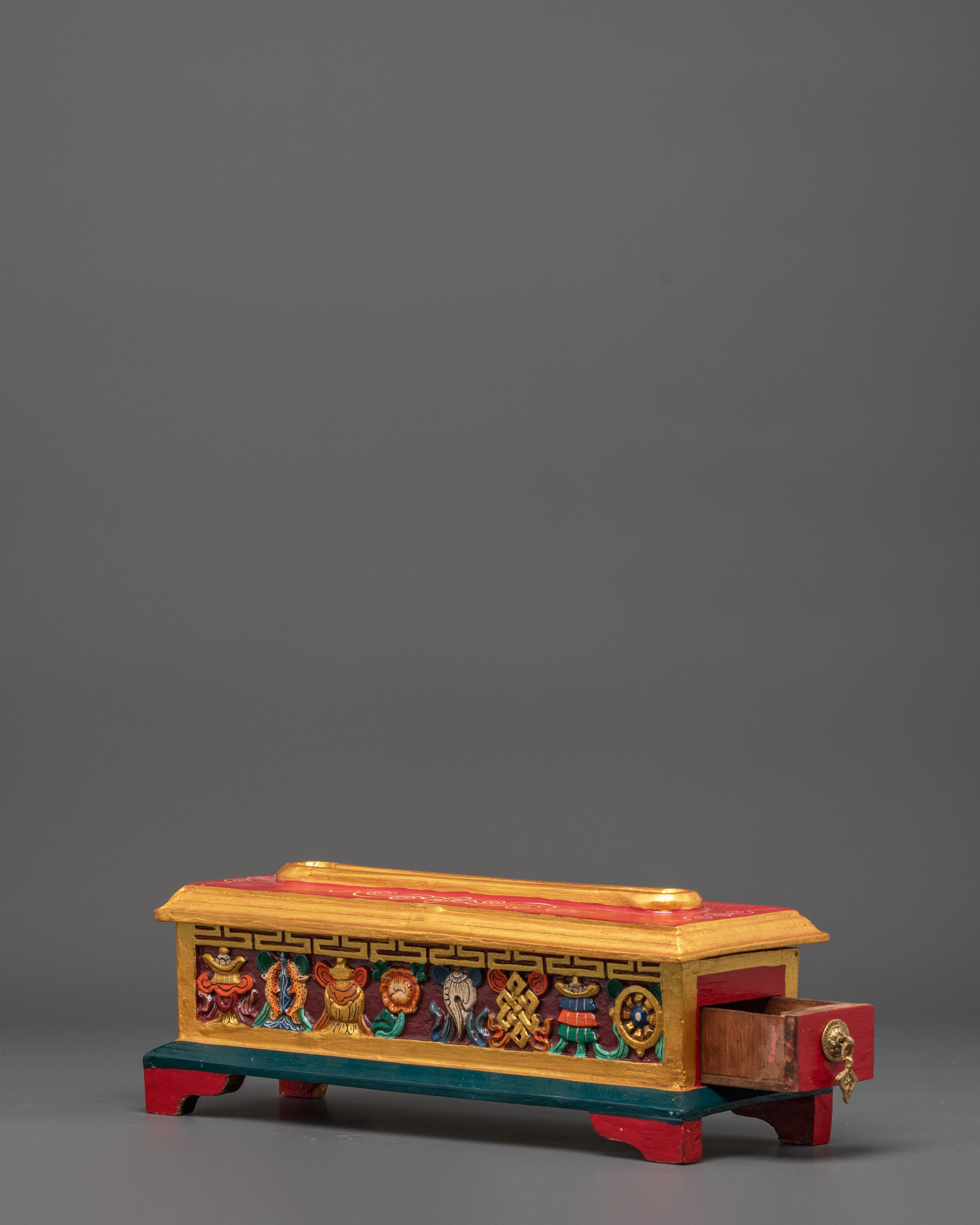 Tibetan Buddhist Incense Burner | Spiritual Alter for Meditation