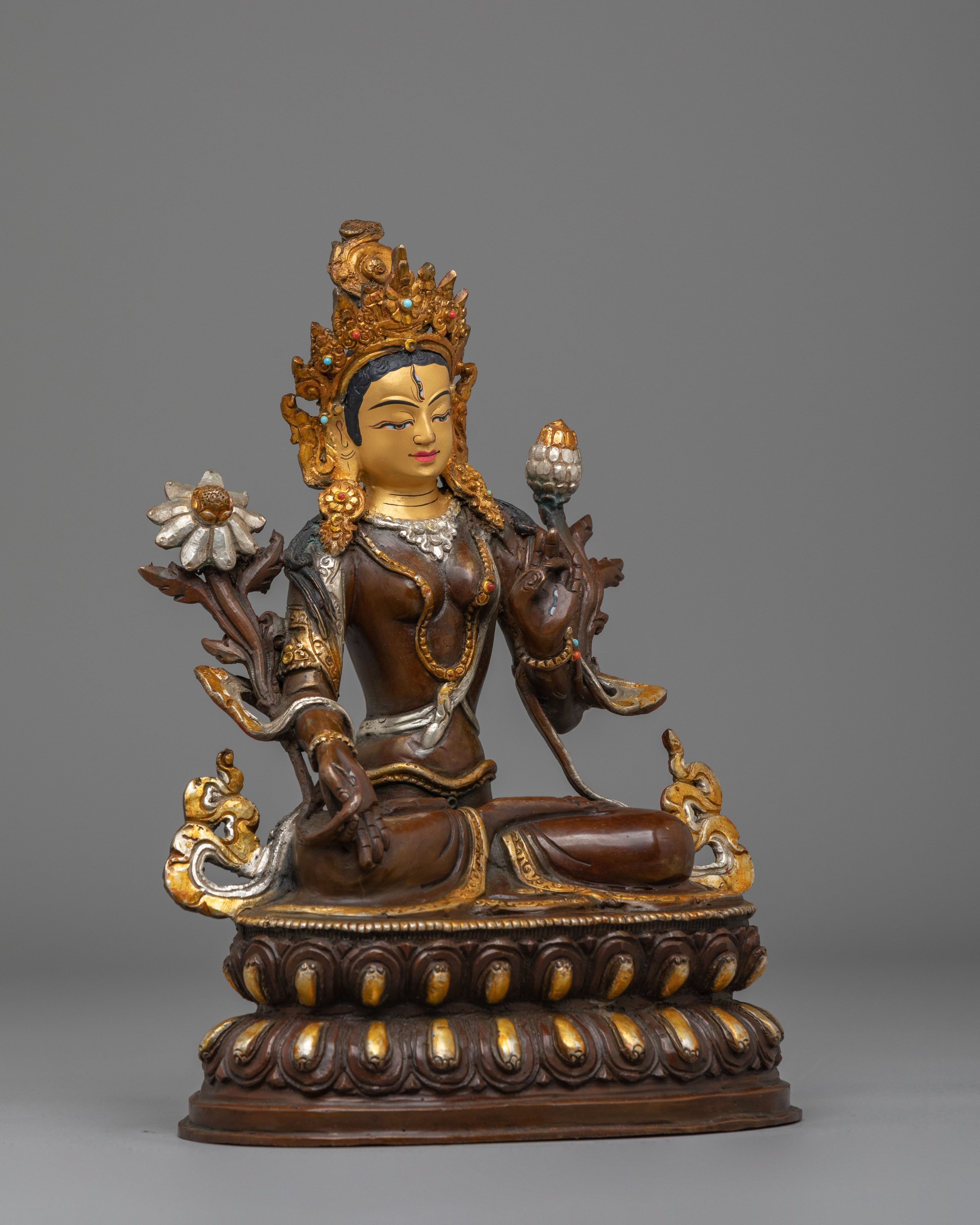 Traditional Sita Tara Statue | Buddhist Goddess of Compassion