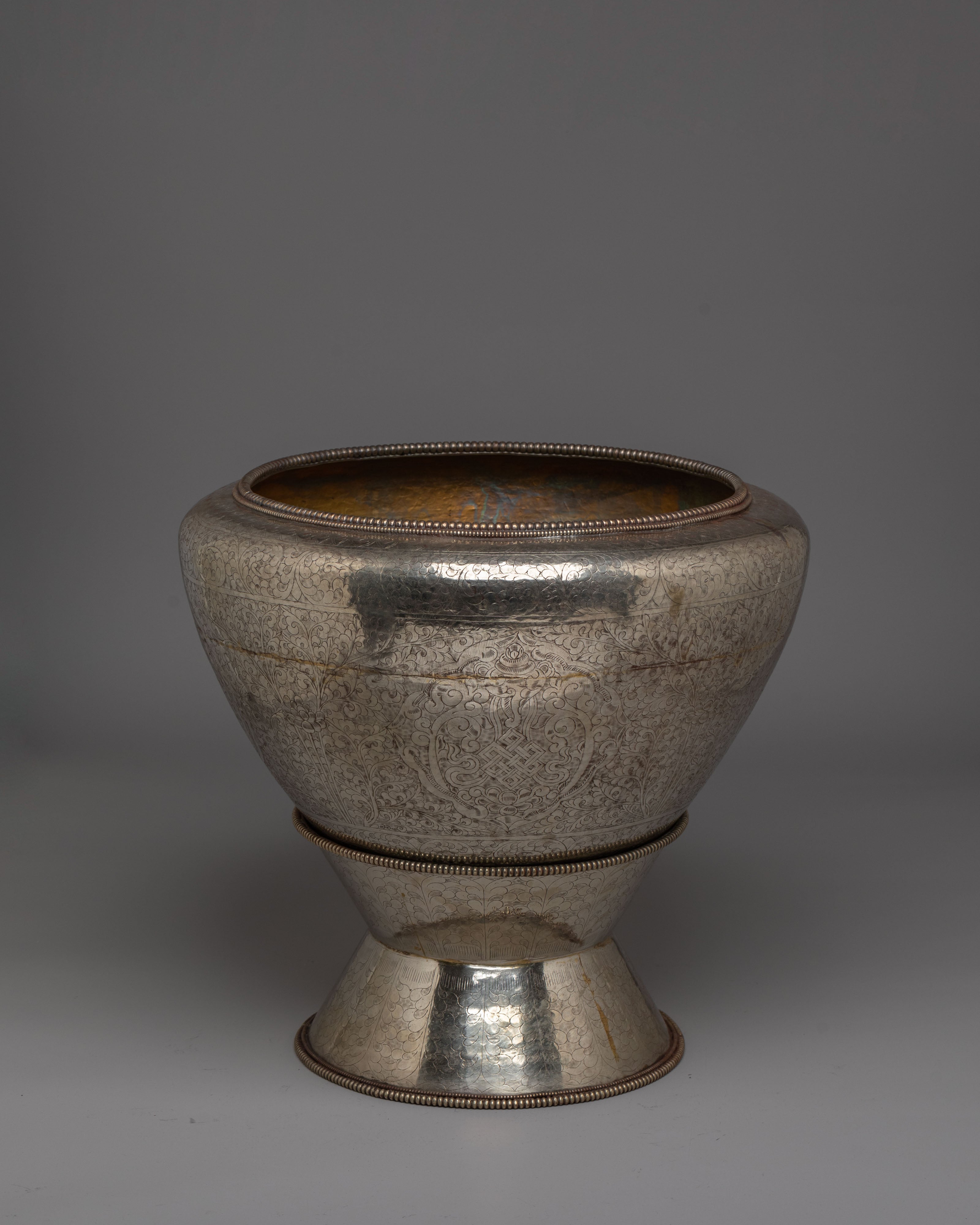 Buddhist Golpa Art | Spiritual Decorative Bowl for Meditation