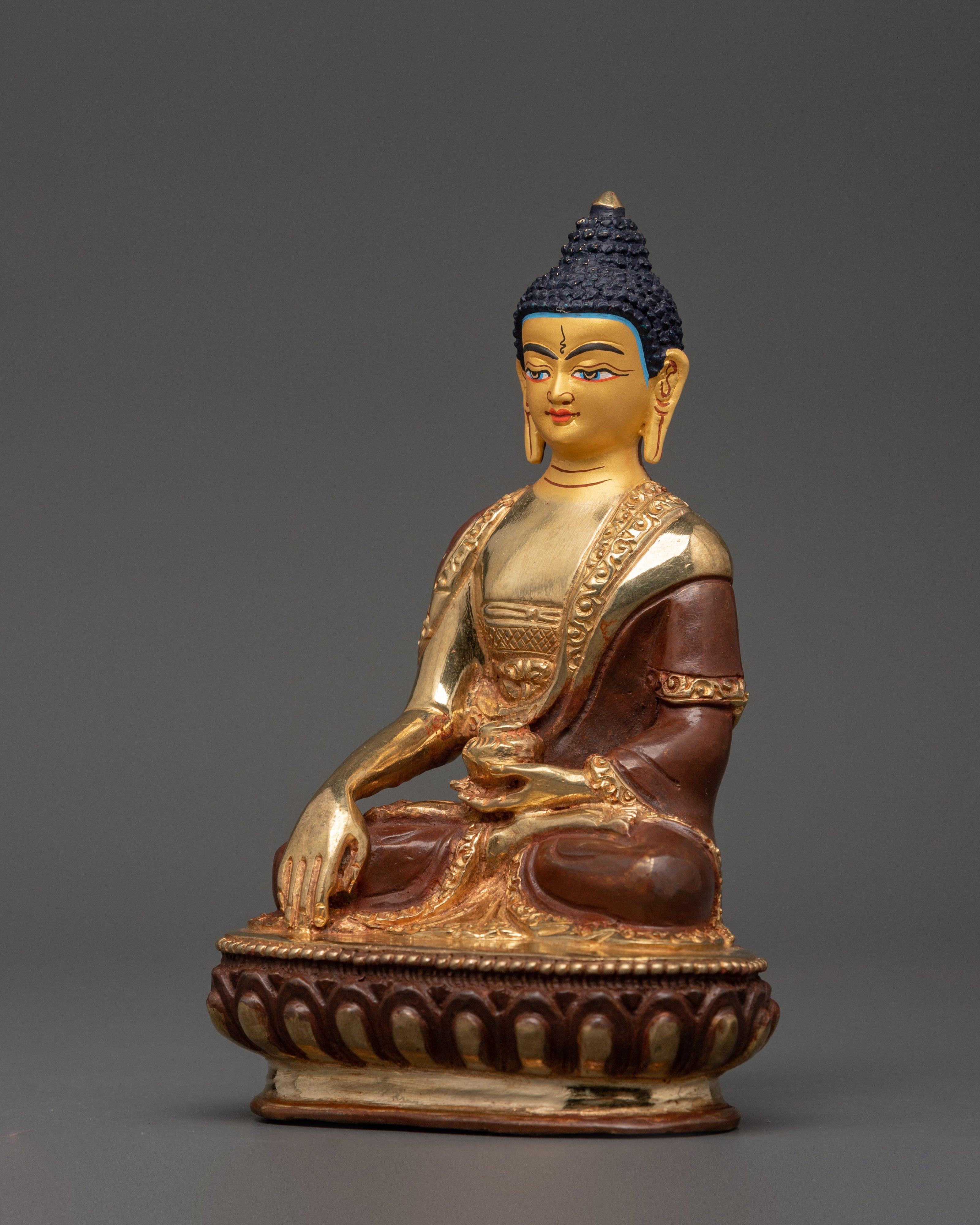 Elegant Shakyamuni Buddha Statue | 15.5cm Spiritual Decor