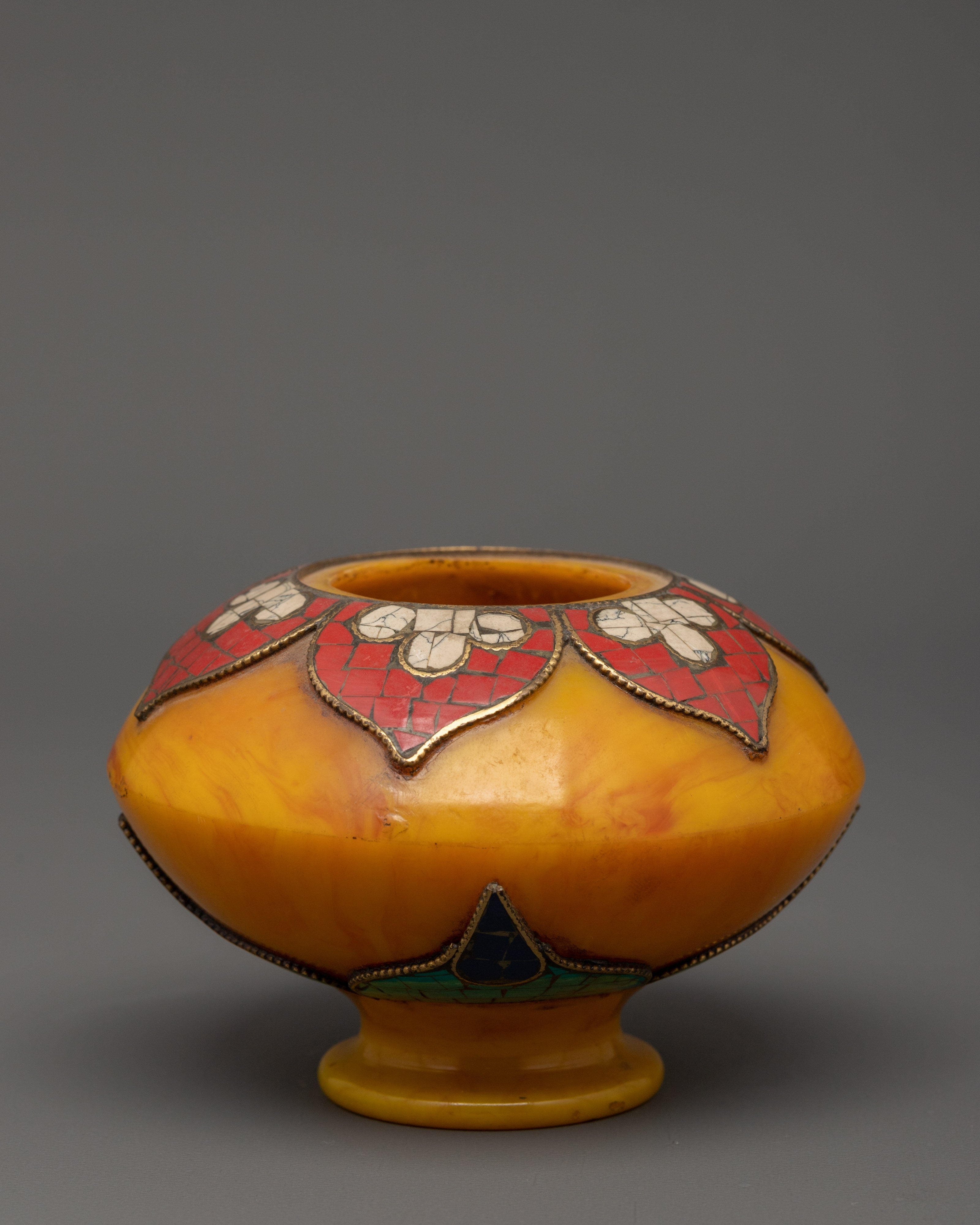 Handcrafted Ritual Offering Pot | Spiritual Rice Pot for Altar and Sacred Spaces