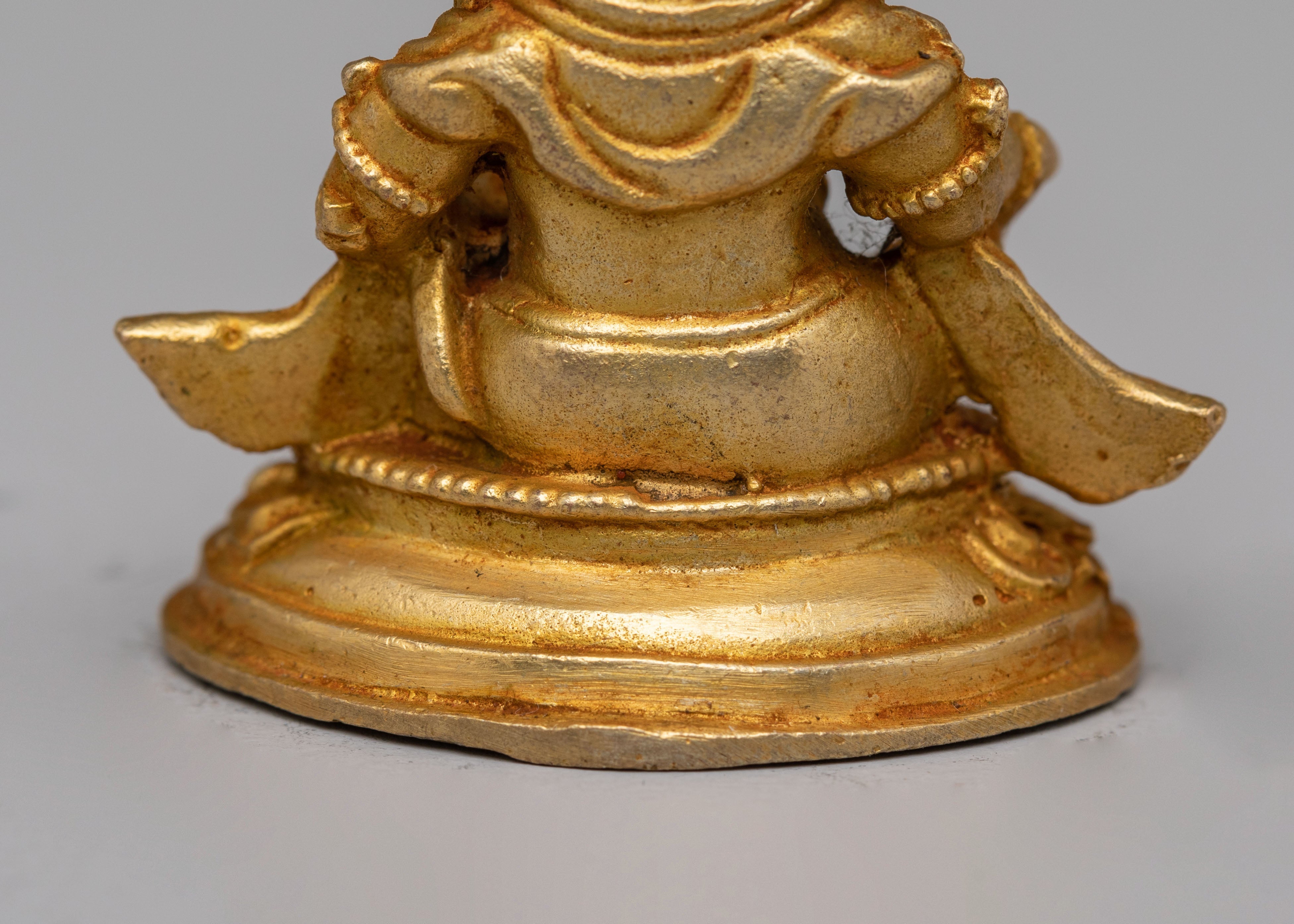 Spiritual Dzambhala Abundance Deity Statue | Tibetan Wealth Deity Figurine