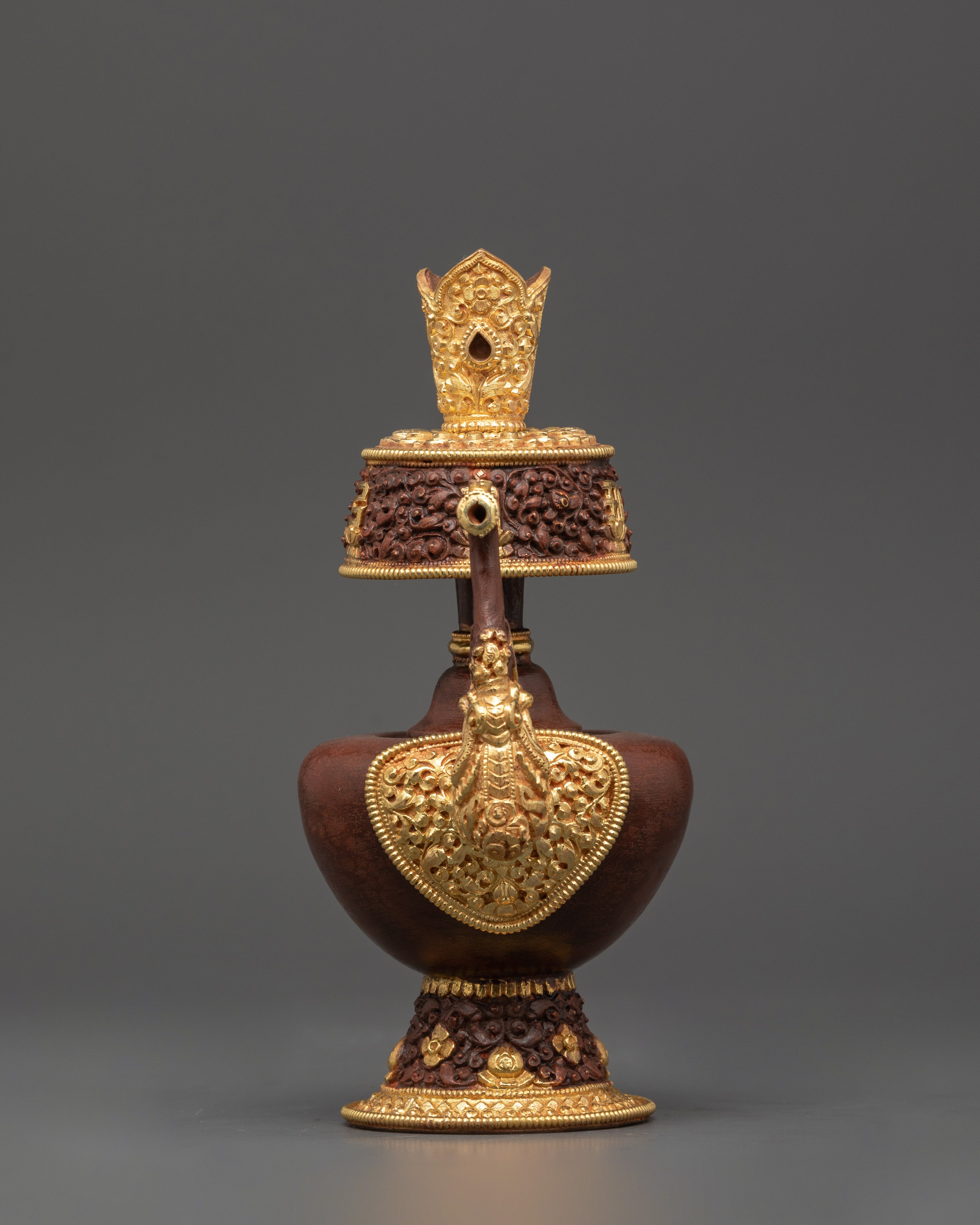Gold-Plated Bhumba Ritual Set | Sacred Ritual Decor