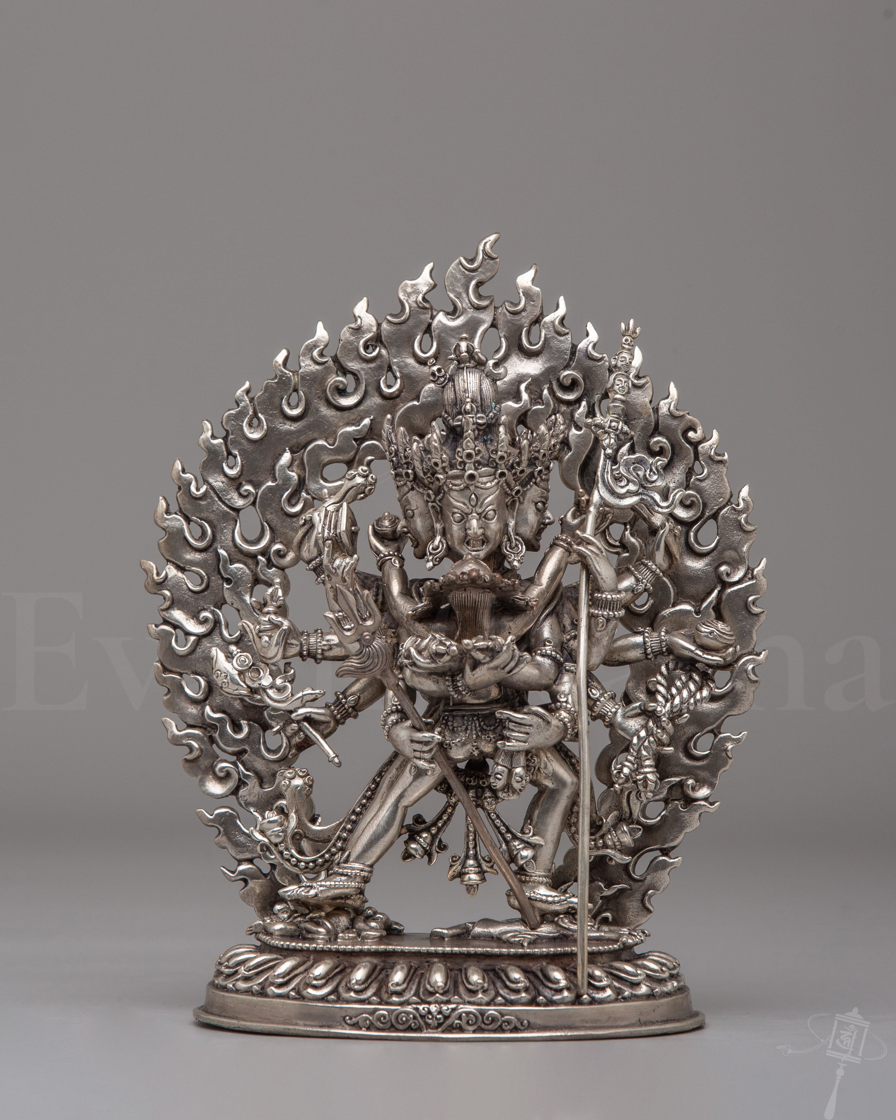 Vajrayana Chakrasamvara With Consort Statue 