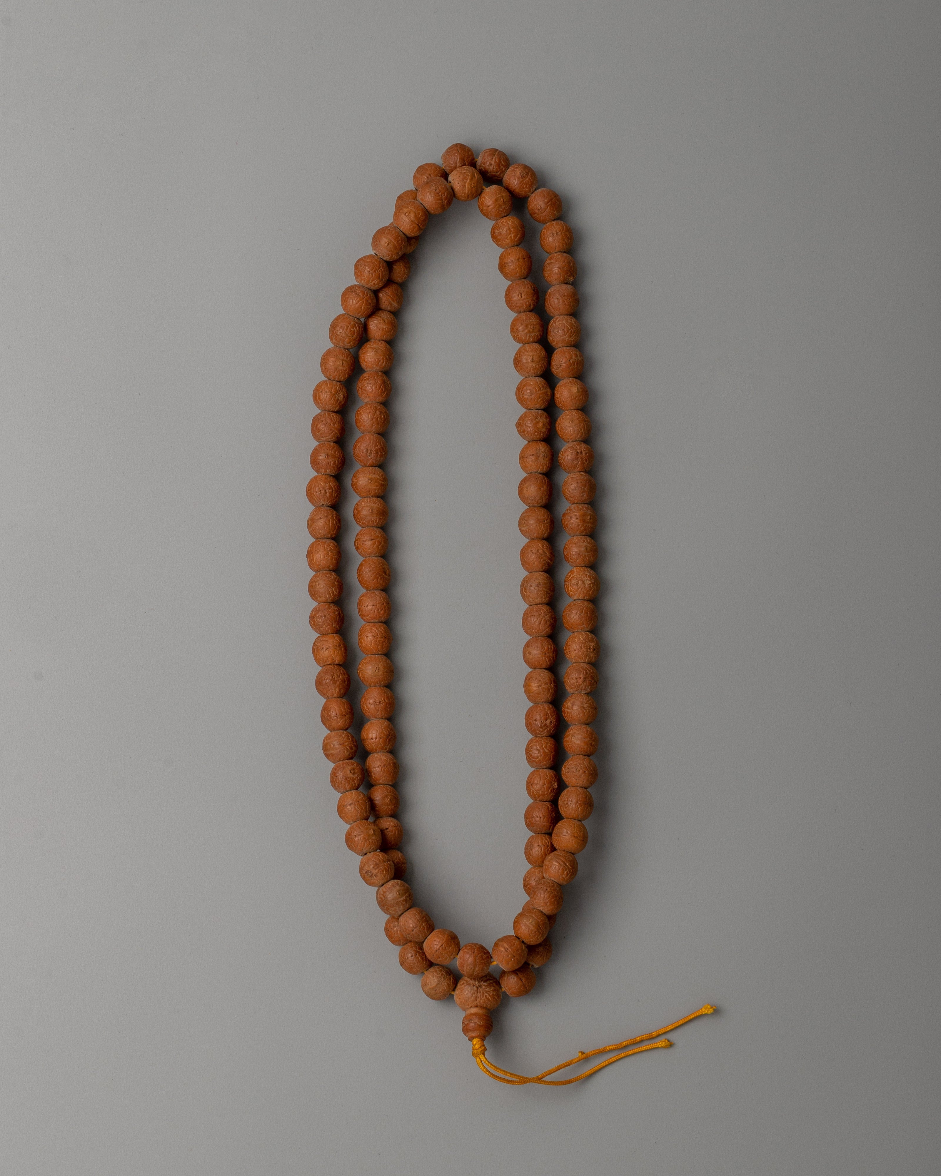 Buddha Chitta Mala Beads Necklace | Handmade Spiritual Necklace