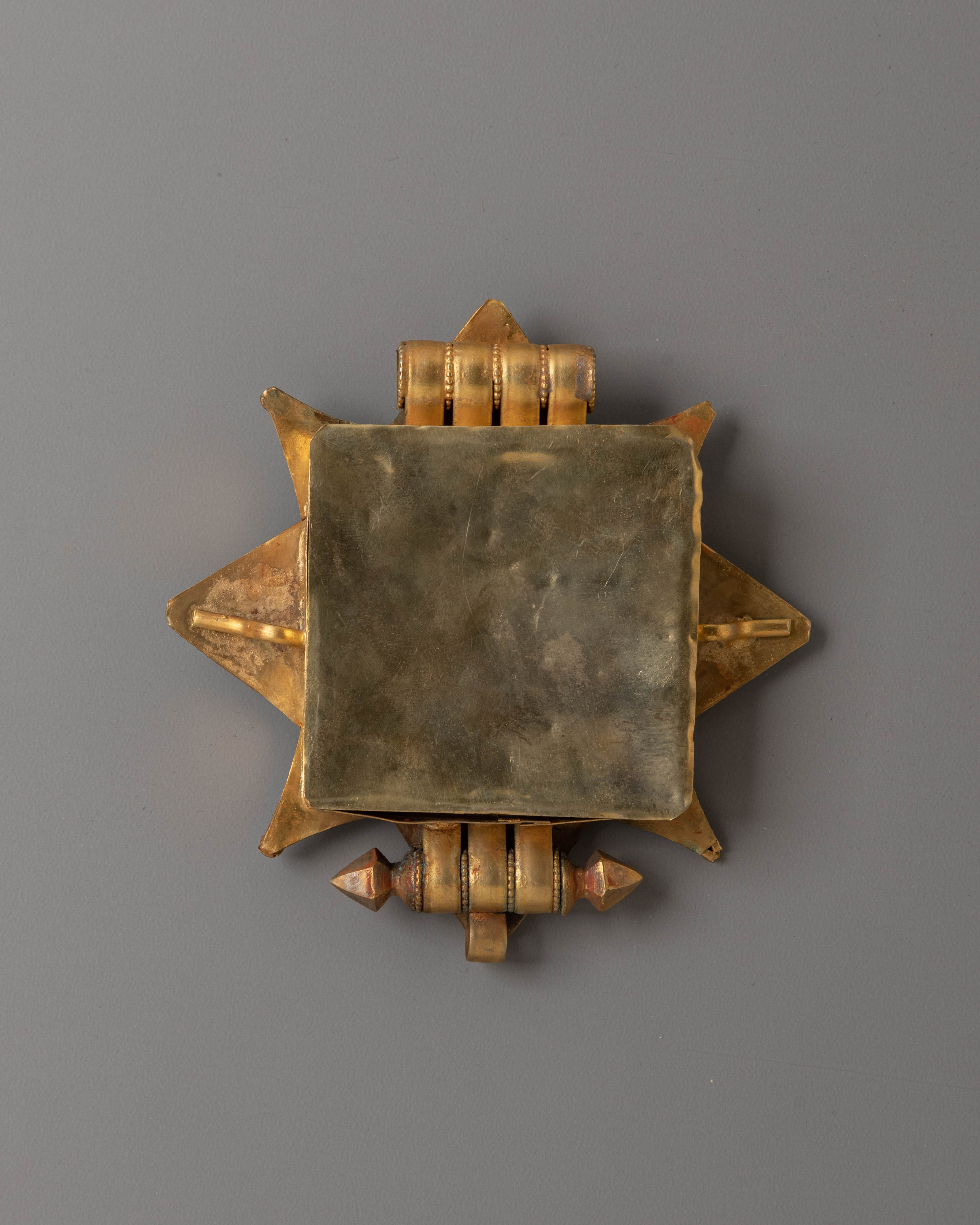 Tibetan Electro Gold Plated Ghau Locket | Copper Ghau Locket