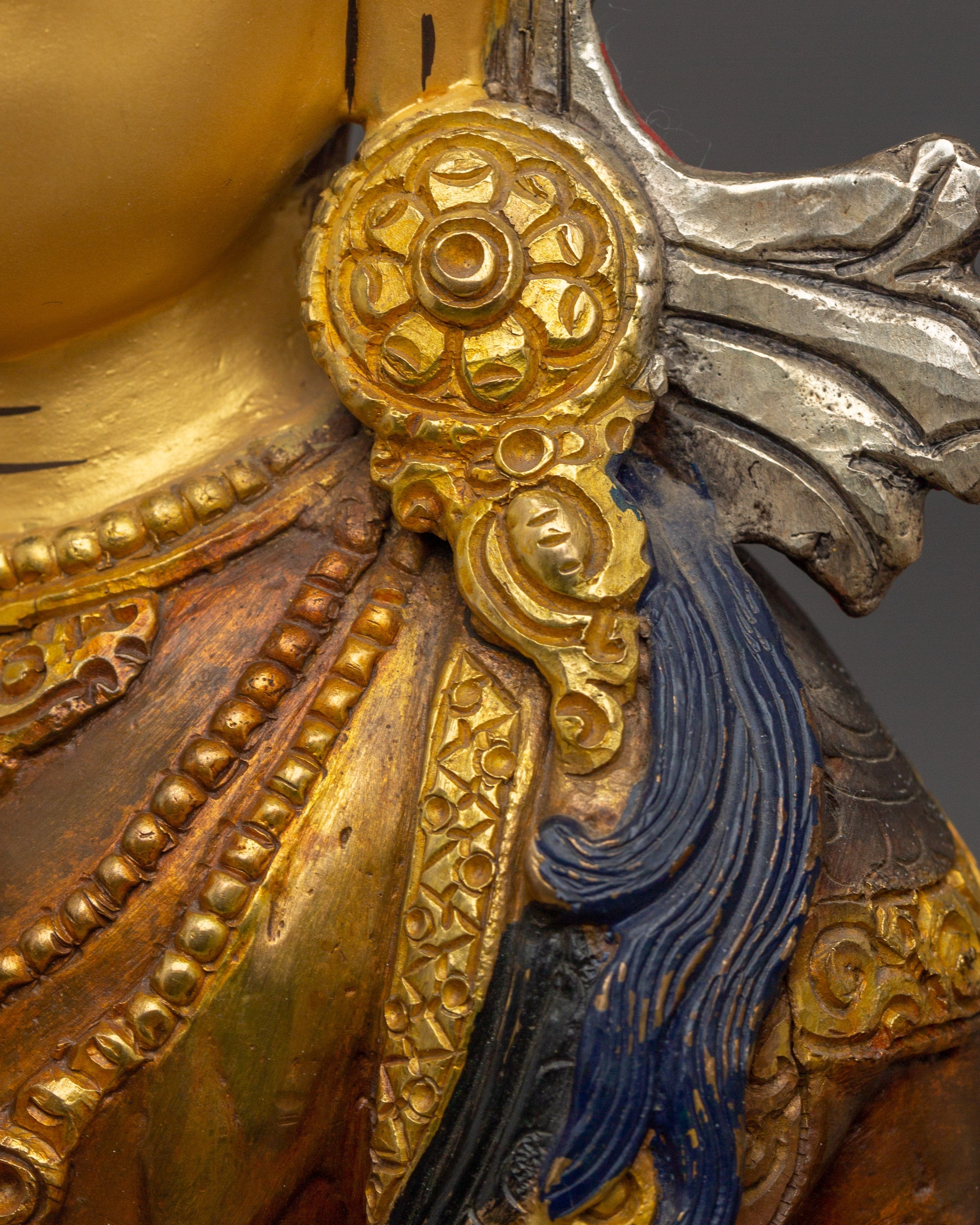 Handmade Tibetan Artwork of Chenrezig | Compassionate Bodhisattva
