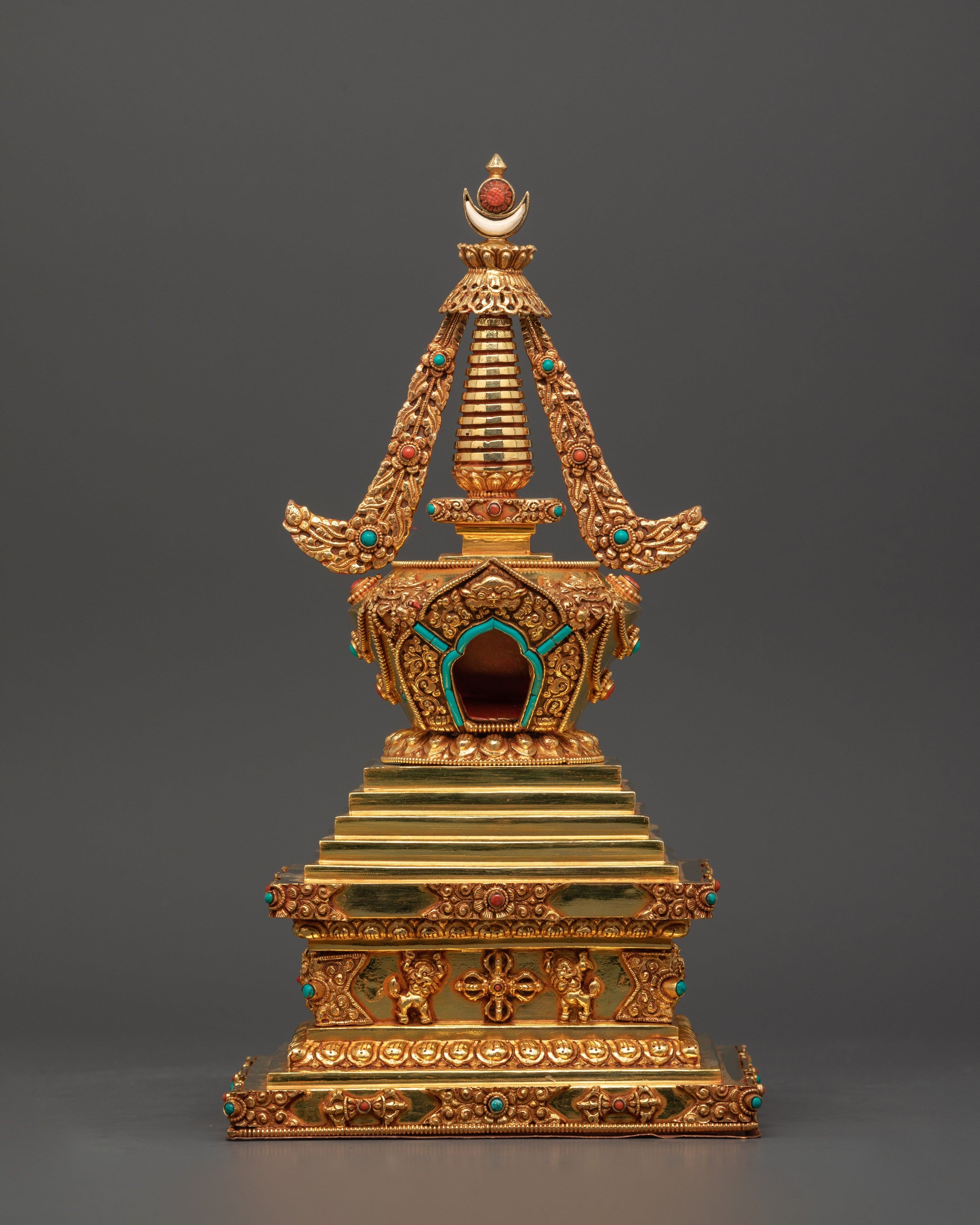 Buddhist Shrine Statue in Copper