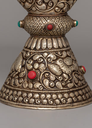 Buddha Stamp Ritual Artifact |  Sacred Tibetan Décor