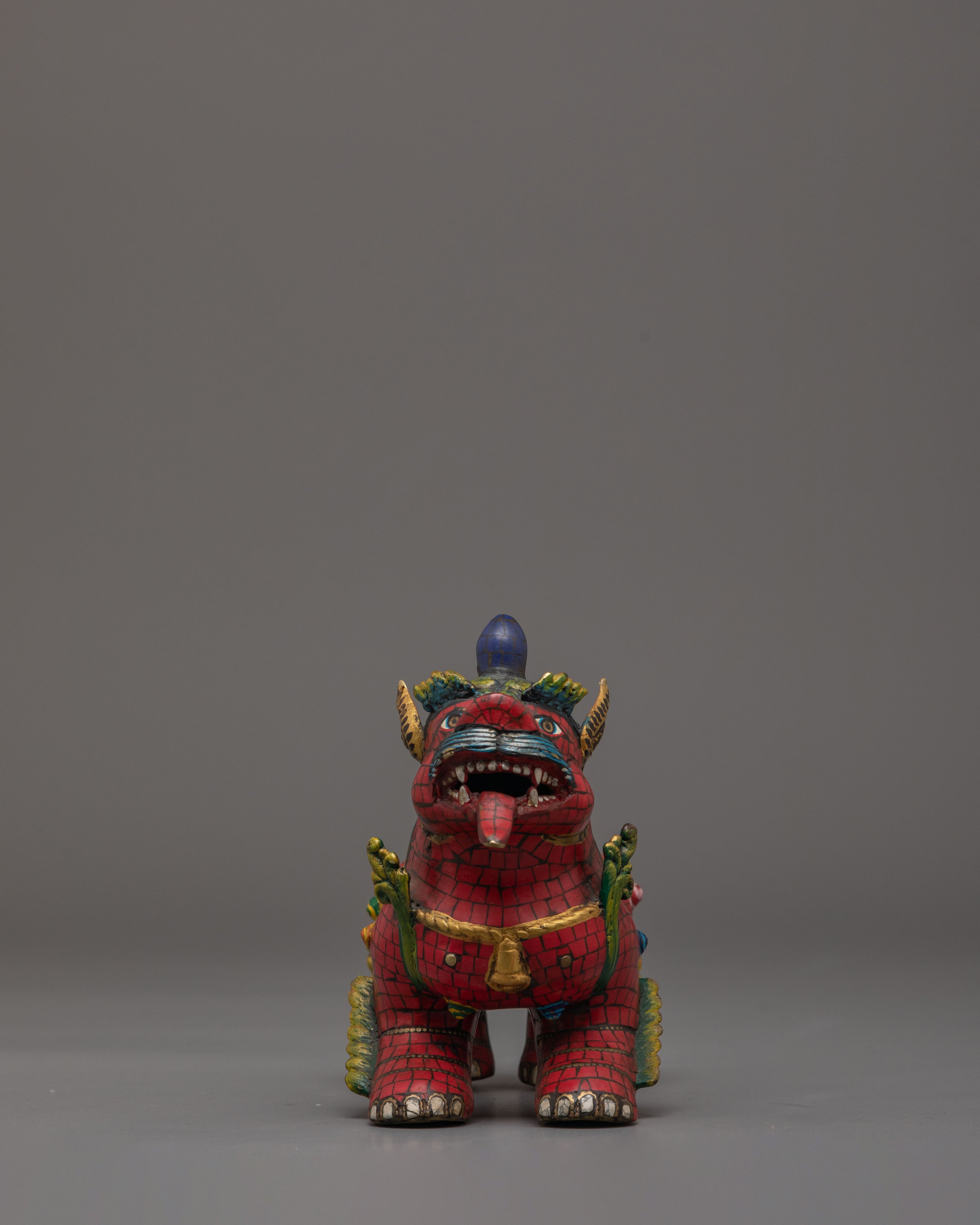 Handcrafted Lion Set for Decor | Bronze Guardian Lion Sculptures