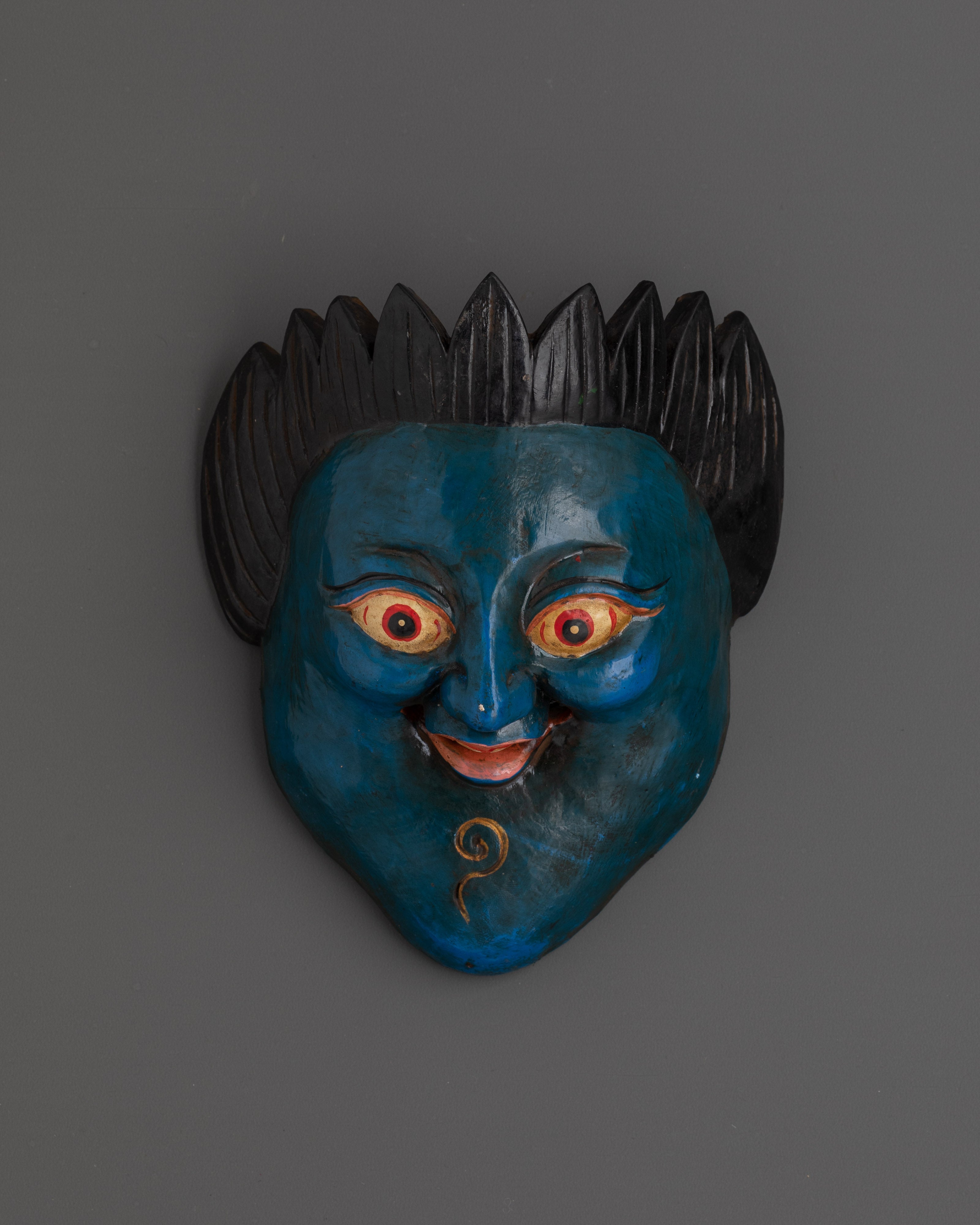 Folk Art Wooden Mask
