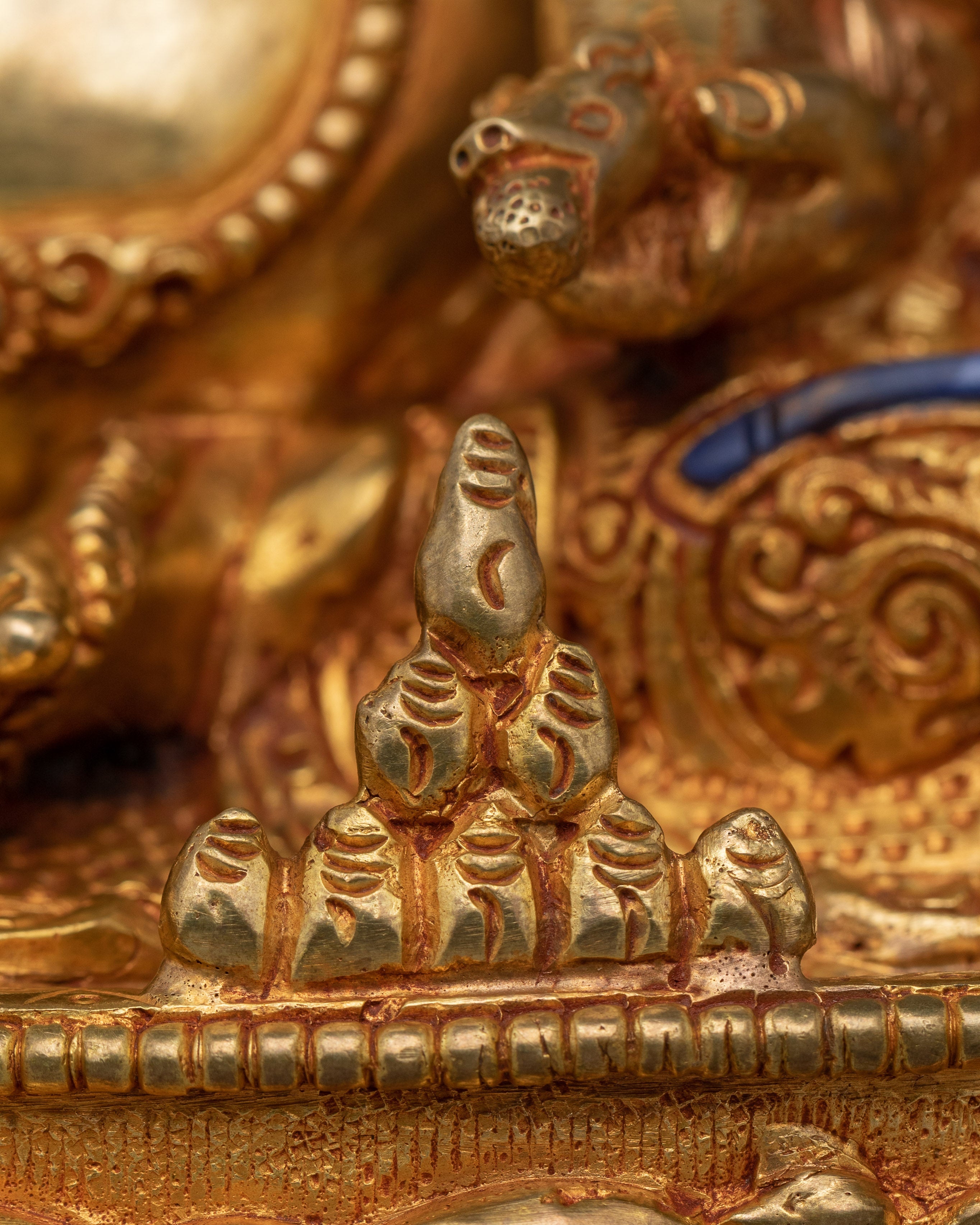 Handmade Statue of Buddhist Protector Dzambhala | Deity of Wealth and Blessings