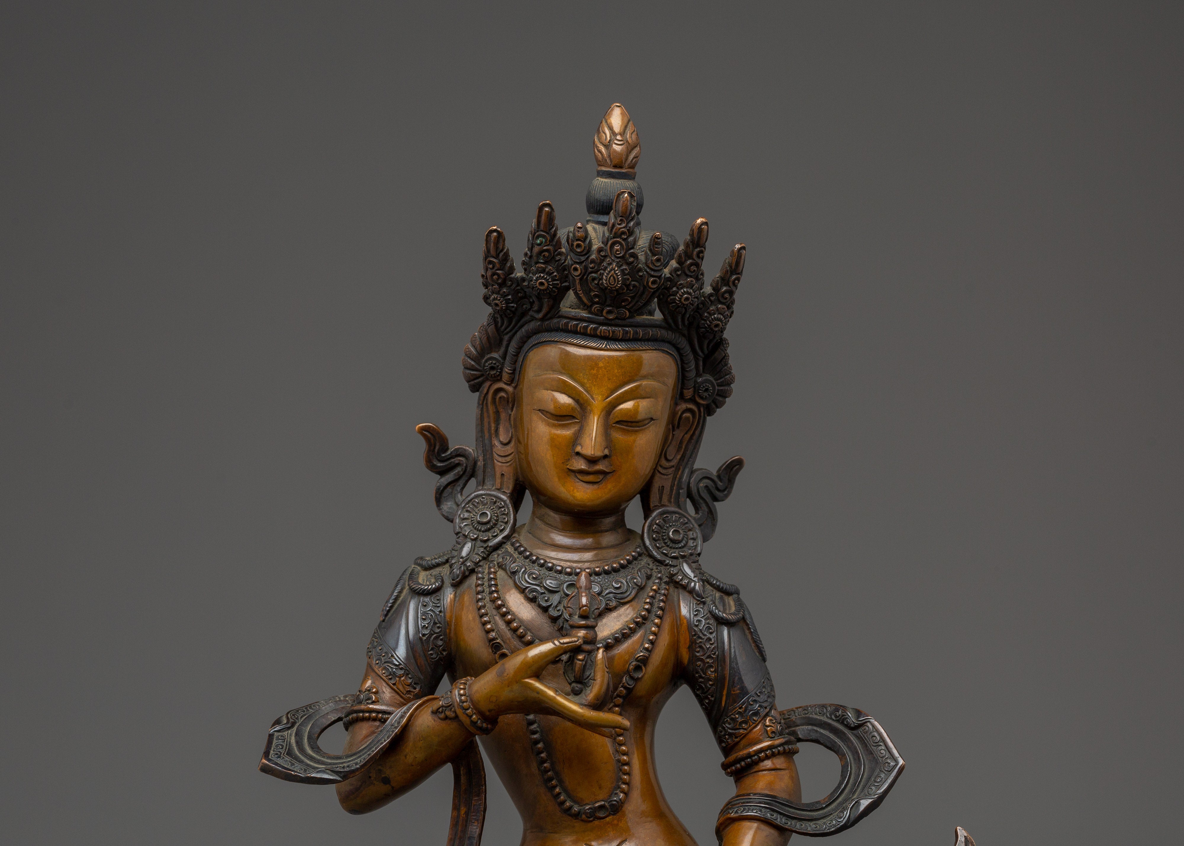 Vajrasattva Buddhist Deity Statue | Tibetan Deity of Purification & Healing