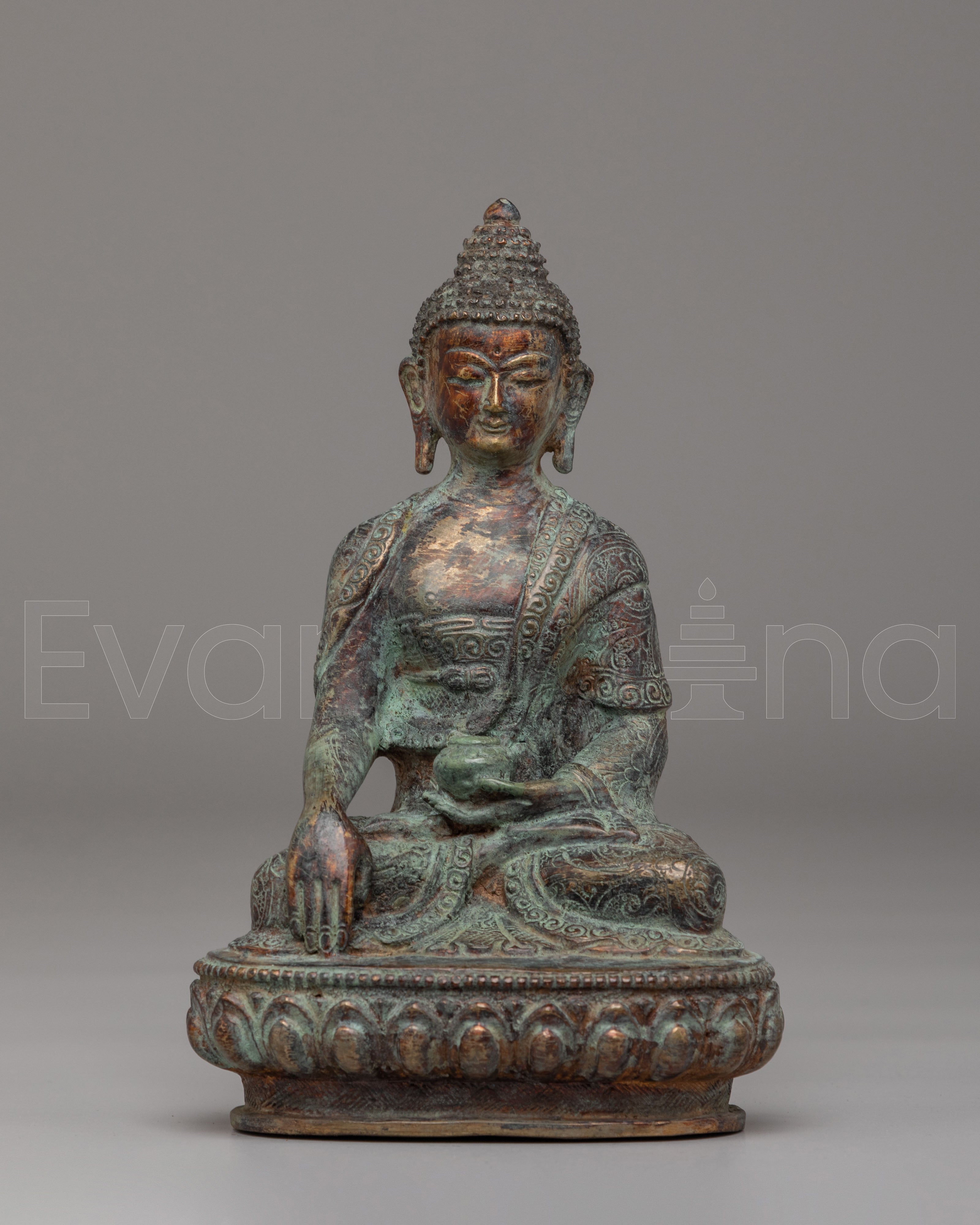 Tibetan Antique Shakyamuni Buddha Statue