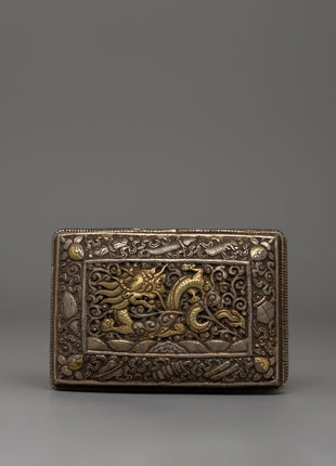 Bhutanese Style Silver Paan Box