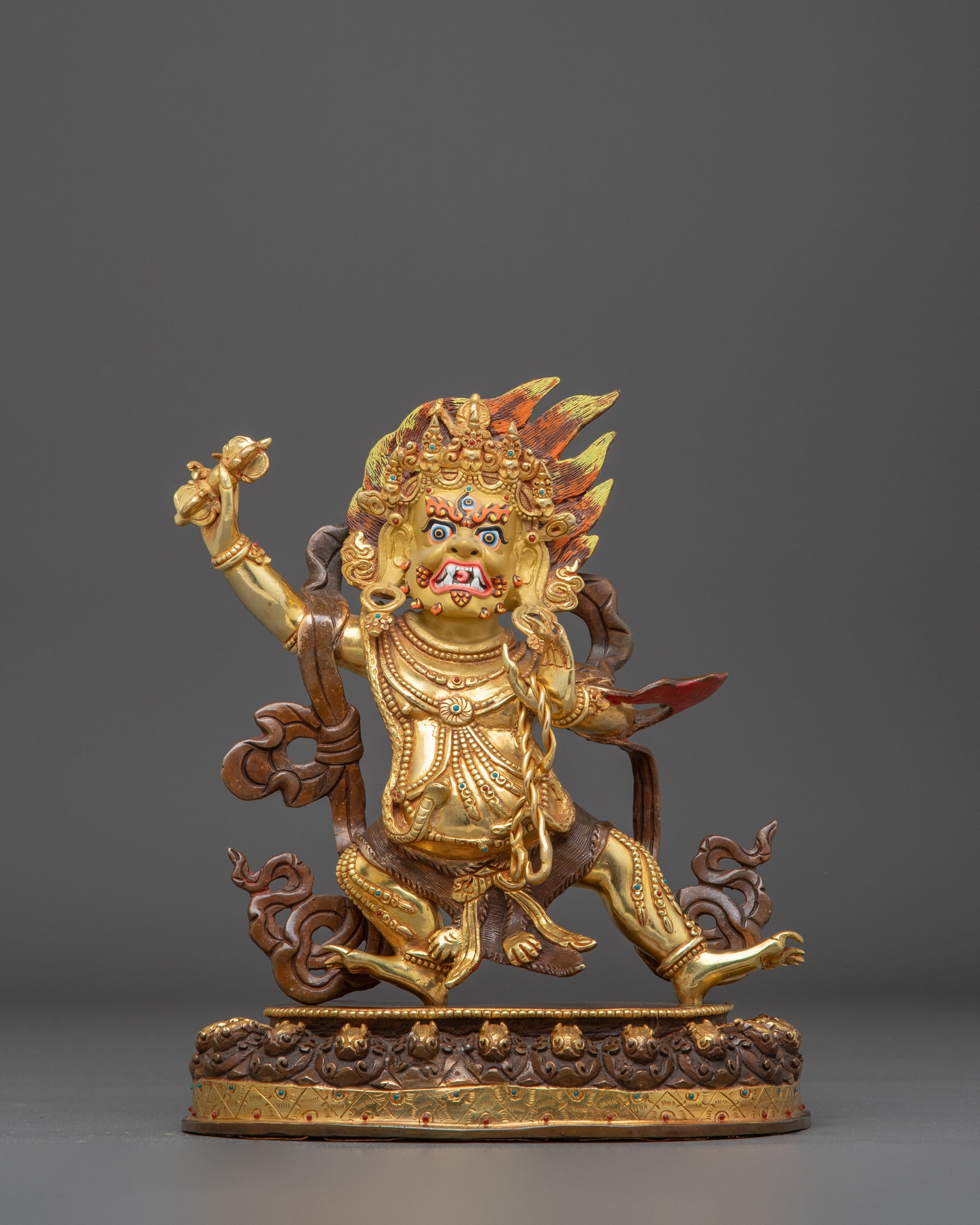 Tibetan Vajrapani Bodhisattva Statue | Spiritual Home Decor